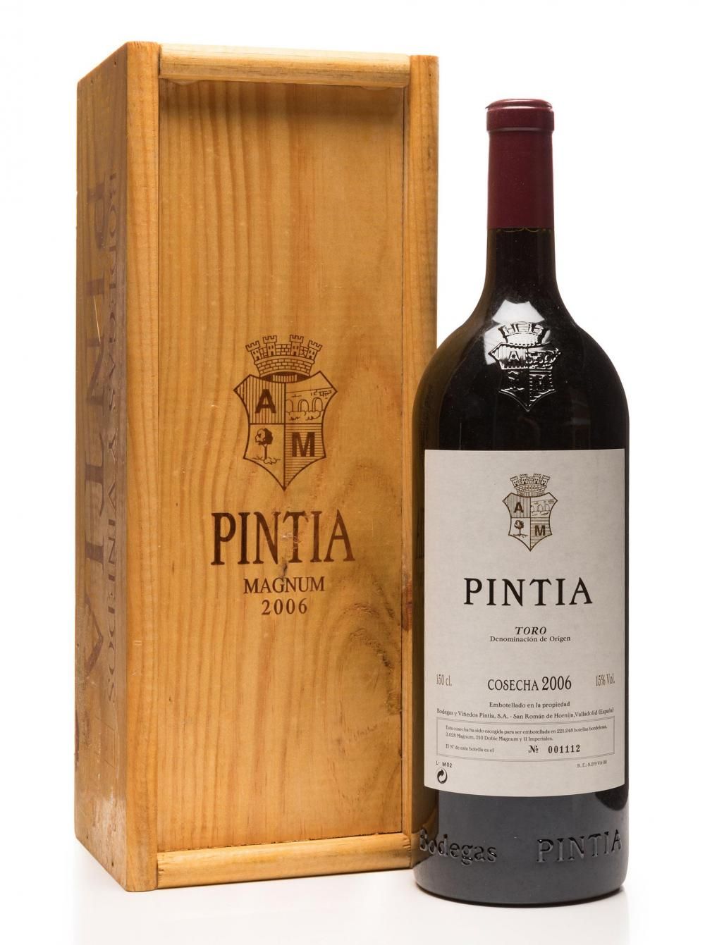 Null 1 bouteille de Pintia de Vega Sicilia, 2006. Magnum (1,5 L). Toro. Espagne.&hellip;