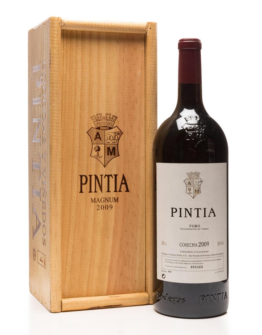 Null 1 bouteille de Pintia de Vega Sicilia Magnum 2009. Toro. Espagne.
Vin rouge&hellip;