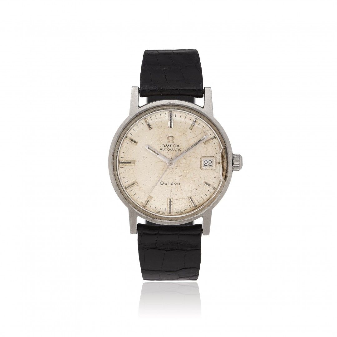 Null OMEGA AUTOMATIC REF. 166.070, CIRCA 1960 Case: signed, two-body in stainles&hellip;