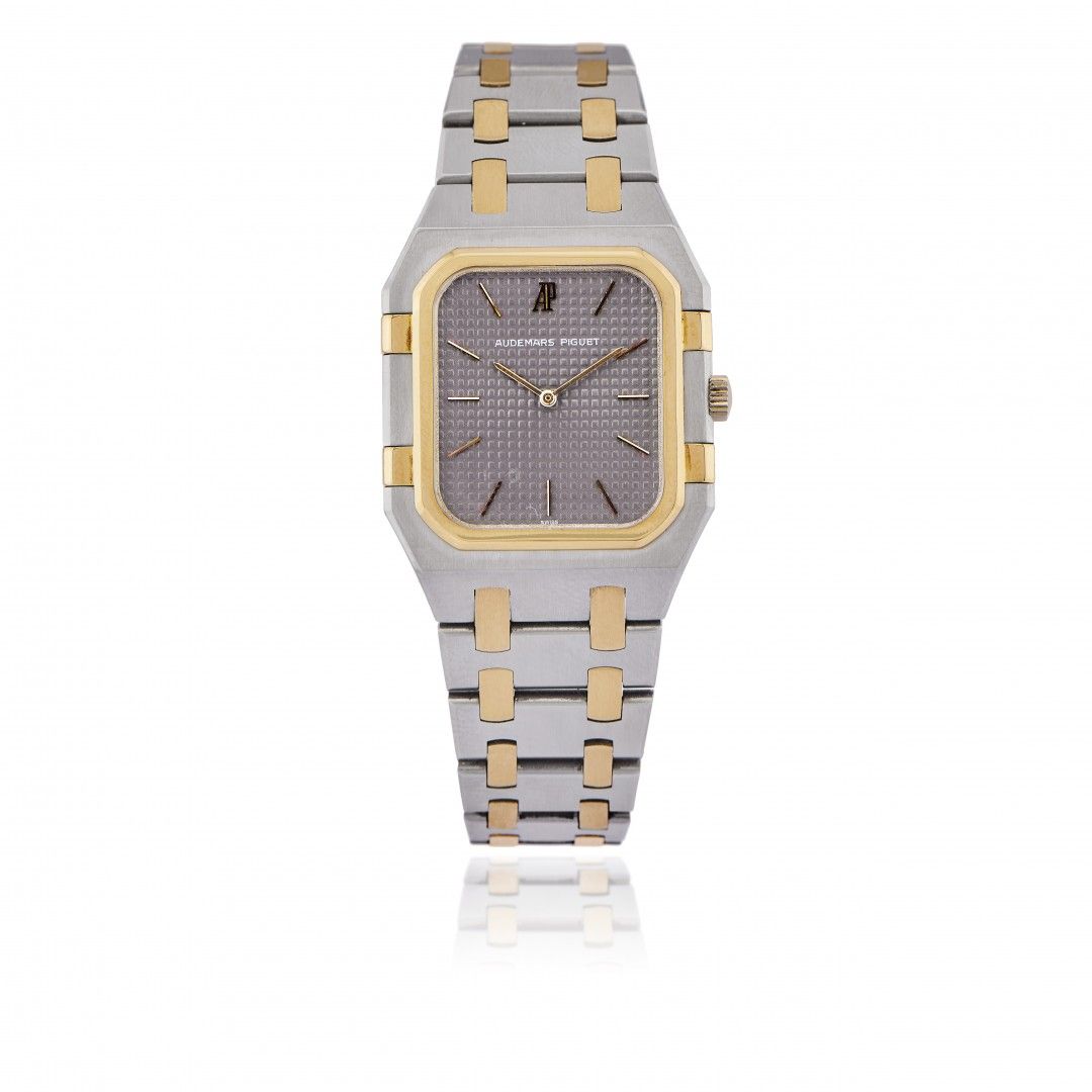 Null AUDEMARS PIGUET ROYAL OAK IN STEEL AND GOLD, 80S Case: signed, n. B85552, t&hellip;