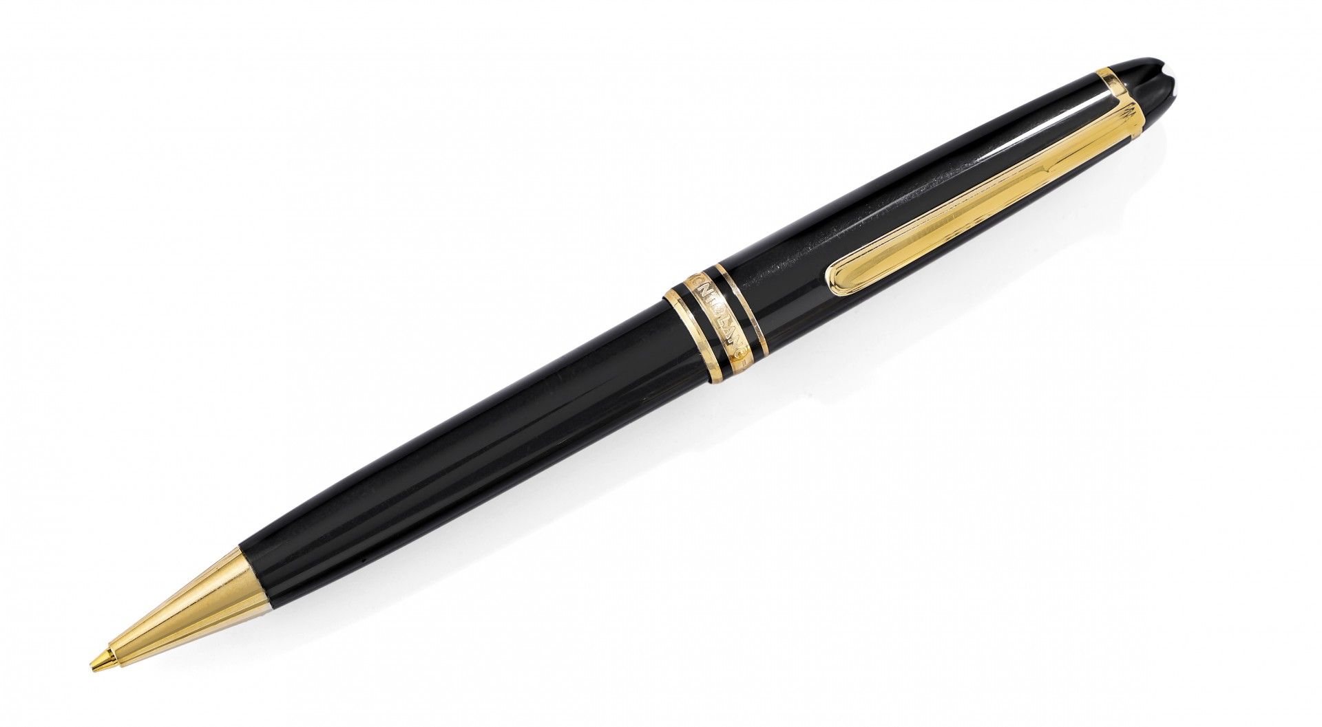 Null MONTBLANC MEISTERSTUCK MECHANICAL PENCIL Pencil in black resin with gilded &hellip;