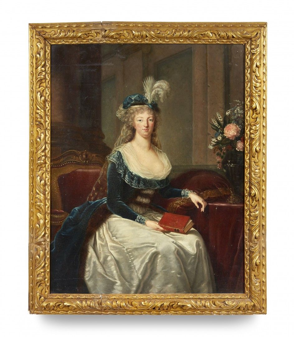 Da Elisabeth Vigée Le Bru BY ELISABETH VIGÉE LE BRUN 玛丽-安托瓦内特 18-19世纪 布面油画。现存于新奥&hellip;