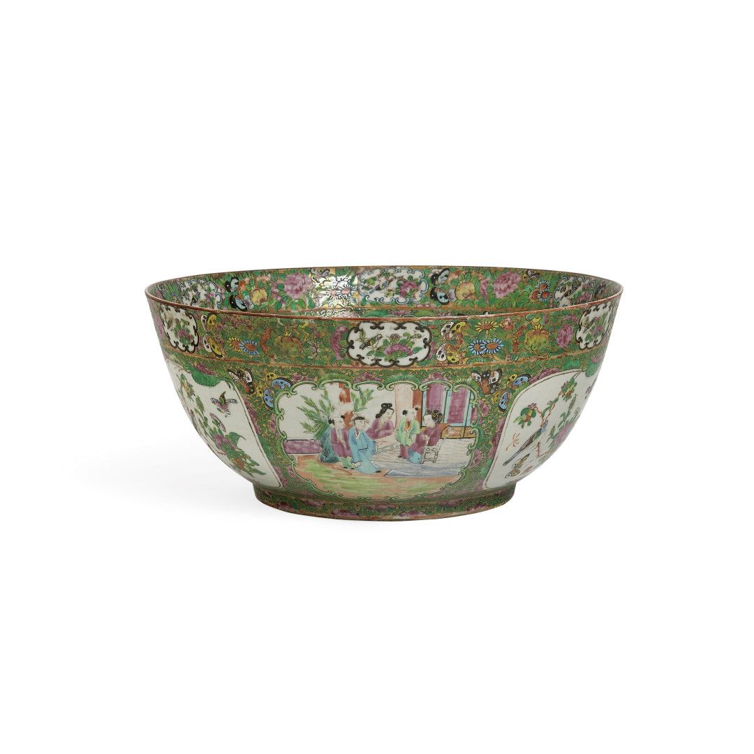 Null Coppa da punch - COPPA DA PUNCH 中国，十九世纪下半叶 Porcellana，装饰为广东风格的policromo。16 &hellip;