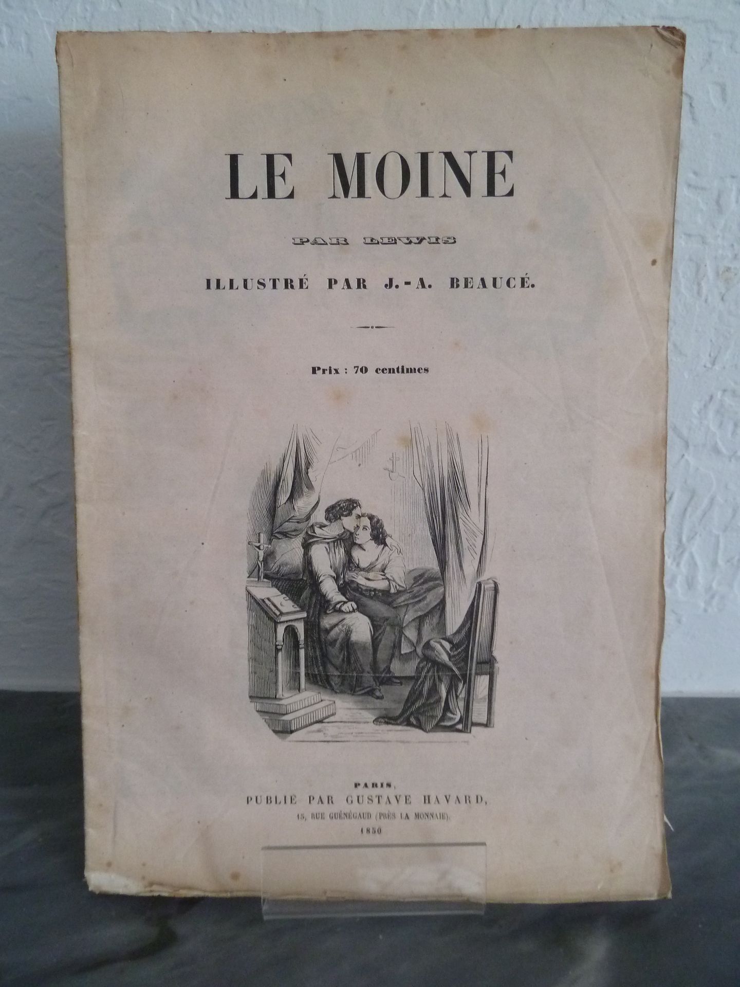 Null (Corti) LEWIS [Mathew]. (BEAUCE, J.-A.) : Le Moine. Paris : Gustave Havard,&hellip;