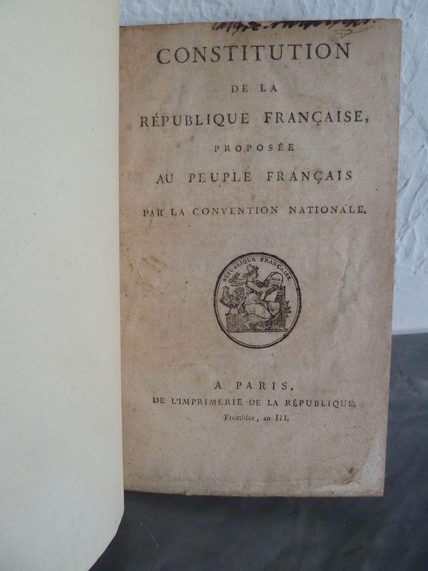 Null (Corti)CONSTITUCIÓN DE LA REPÚBLICA FRANCESA propuesta al pueblo francés po&hellip;