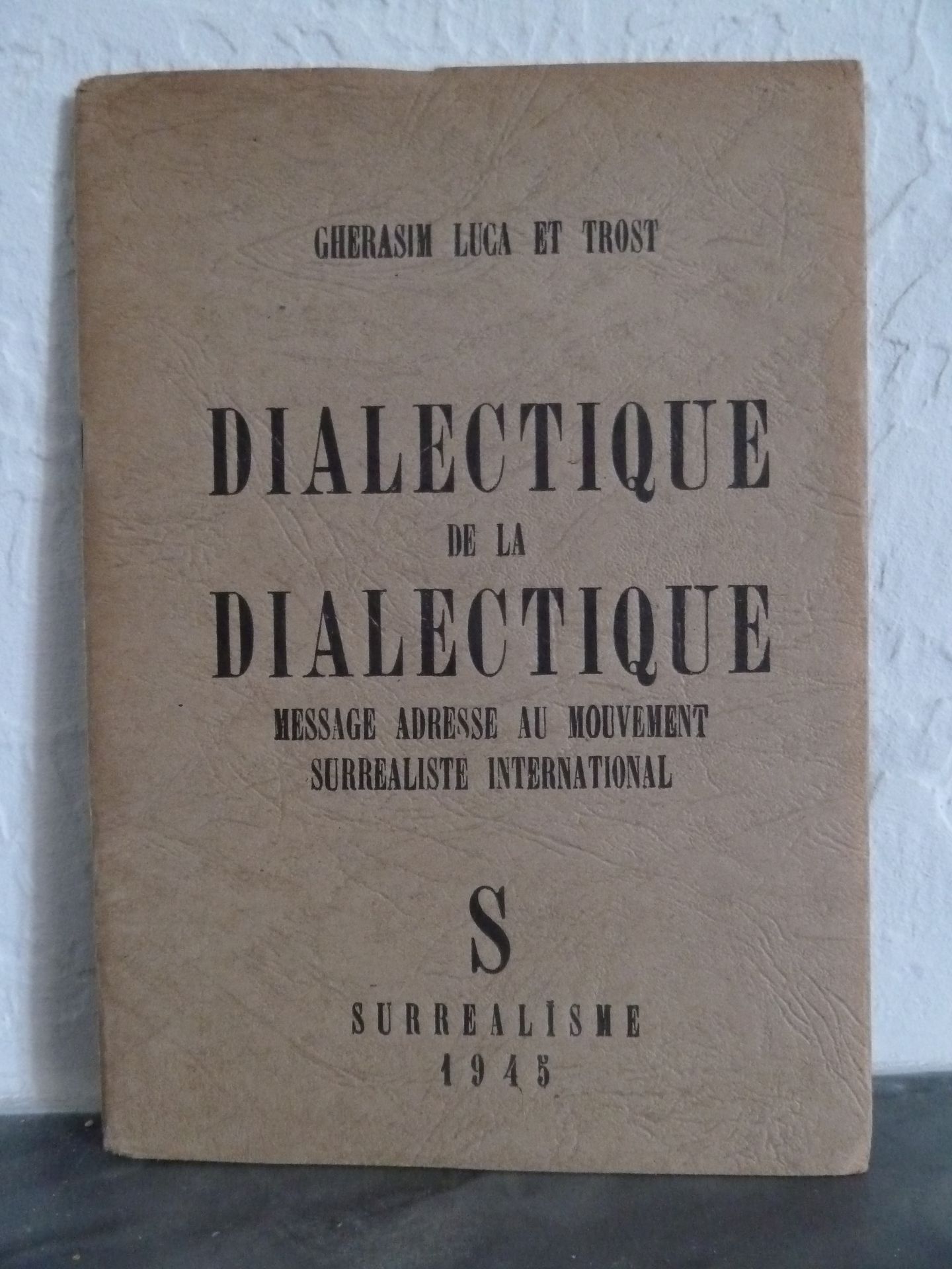 Null (Corti) LUCA, Ghérasim and TROST: Dialectic of the dialectic. Message addre&hellip;