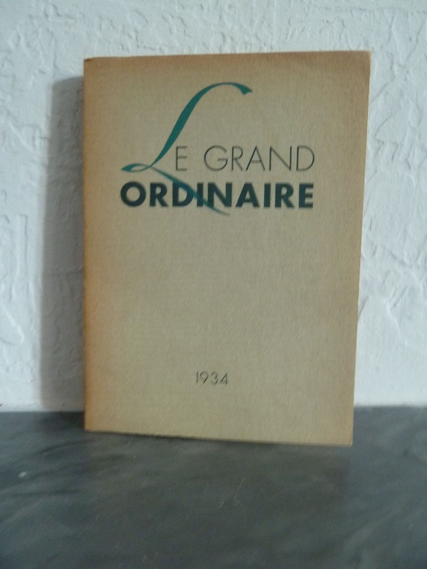 Null [THIRION, André (DOMINGUEZ, Oscar)]: Le grand ordinaire.S.L.N.E., 1934 (act&hellip;