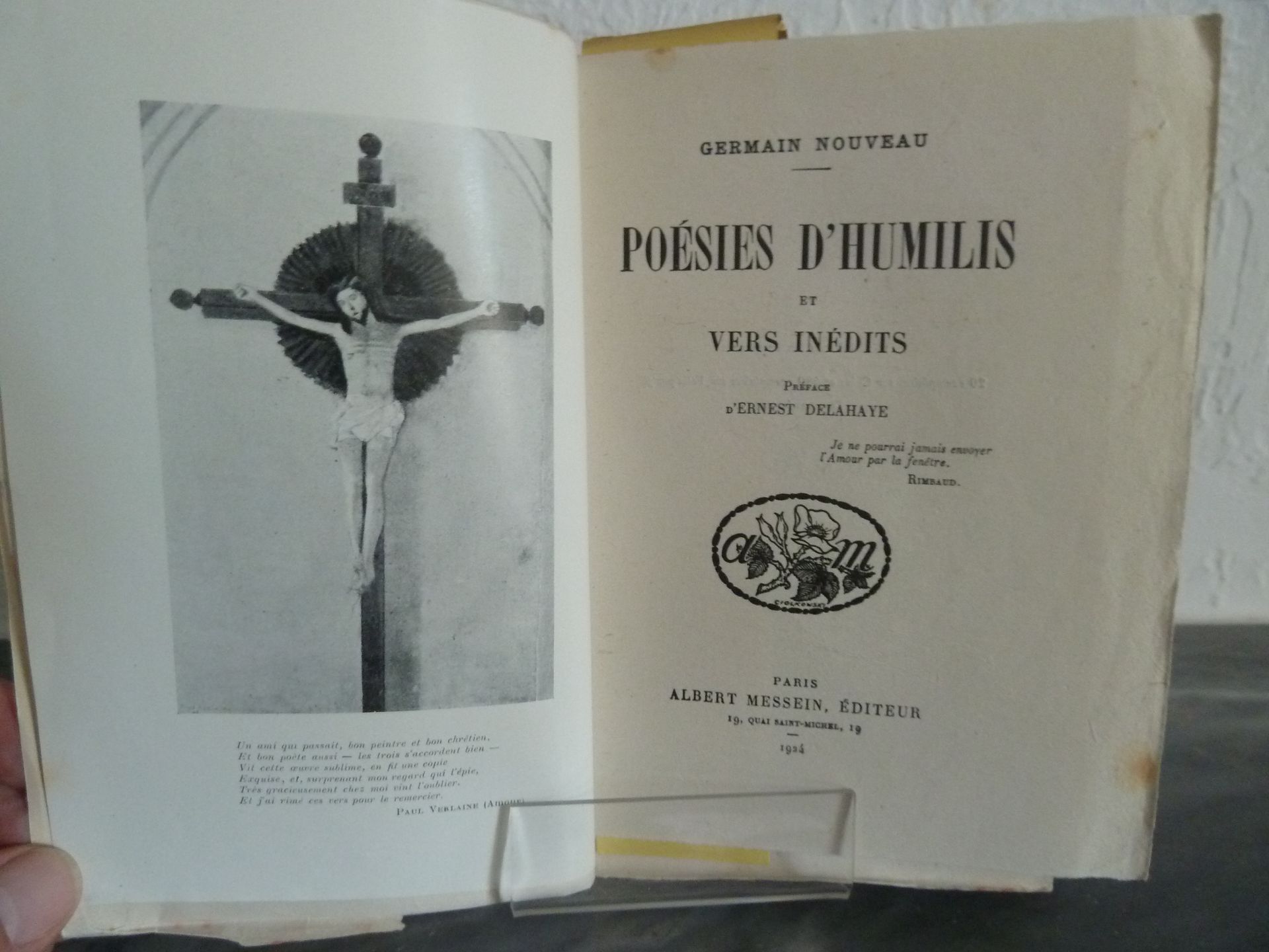 Null (Corti) NOUVEAU, Germain: Poésies d'Humilis et vers inédits.巴黎：Albert Messe&hellip;