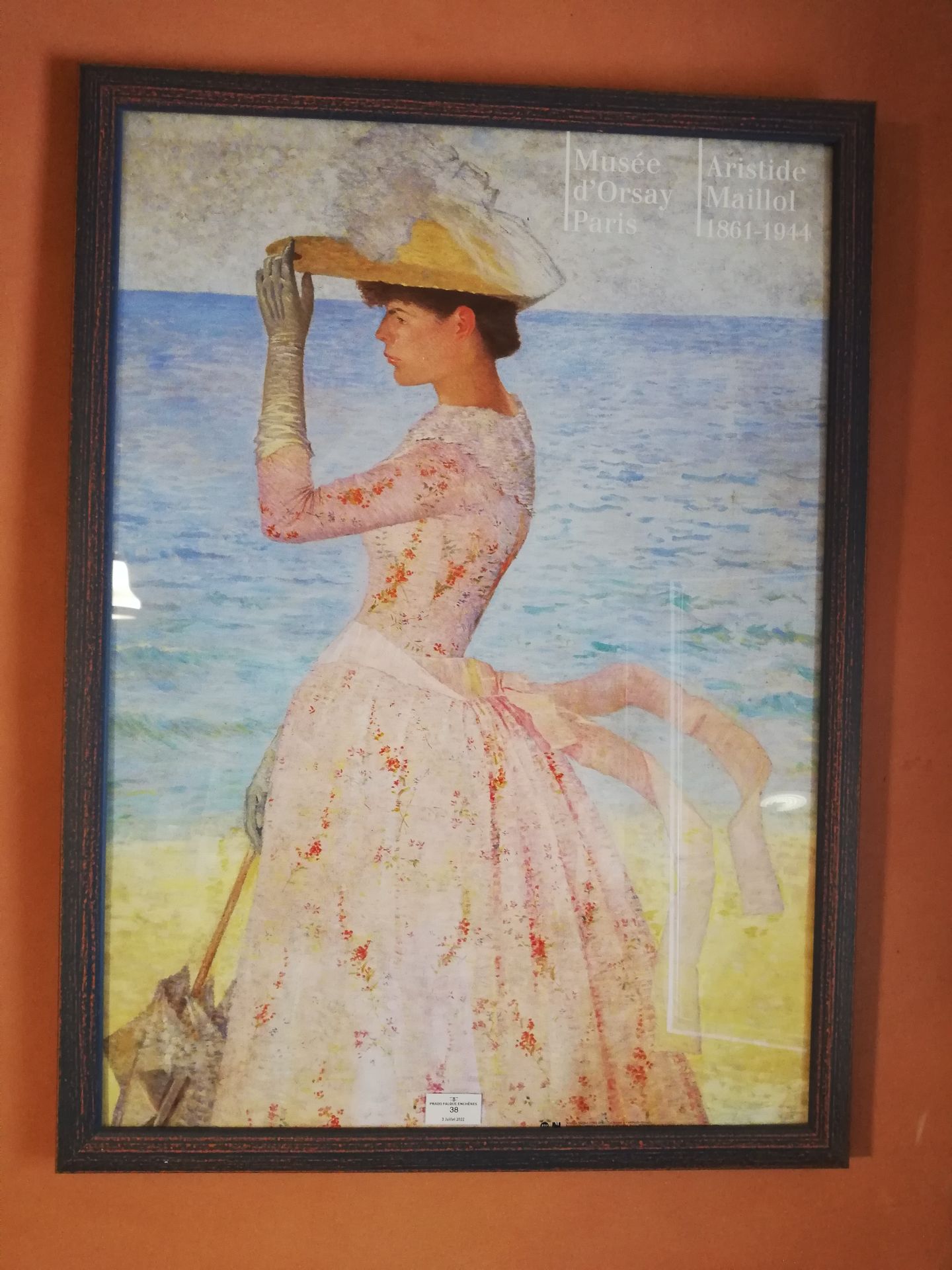 Null Plakat des Musée d'Orsay, Ausstellung Aristide Maillol. 70x50cm