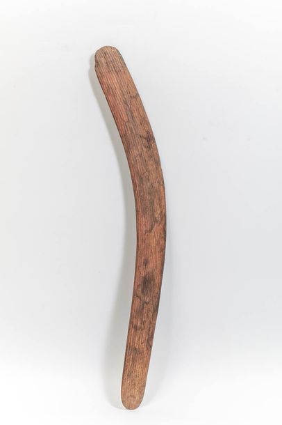 Null KILLER BOOMERANG, DEBUT XXe S.

Boomerang en bois dur avec stries linéaires&hellip;