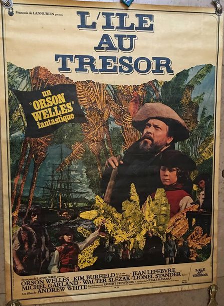 Null Affiche cinématographique "L'Ile au Trésor". 

Film d'Andrew White avec Ors&hellip;