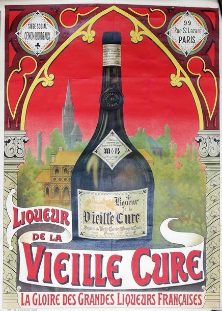 Null [Eugène GAUGUET (Quimper 1872-1943)].

Liqueur de la Vieille Cure. La Gloir&hellip;