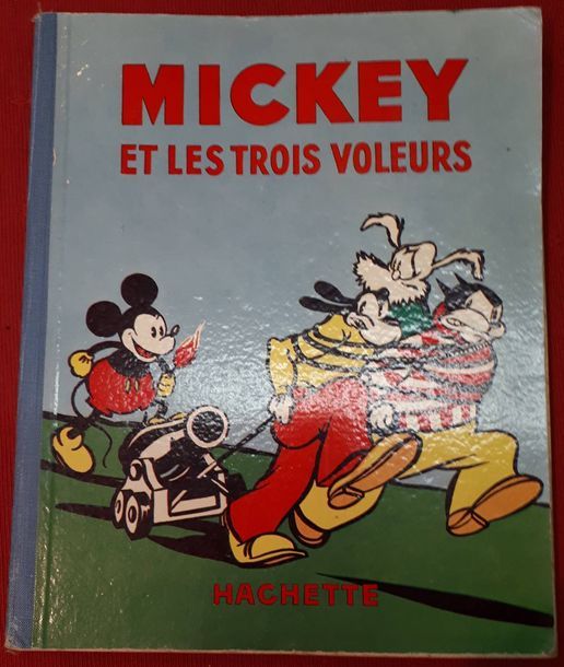 Null [Bande dessinée] Mickey et les trois voleurs. Hachette, 1938. Cartonnage il&hellip;