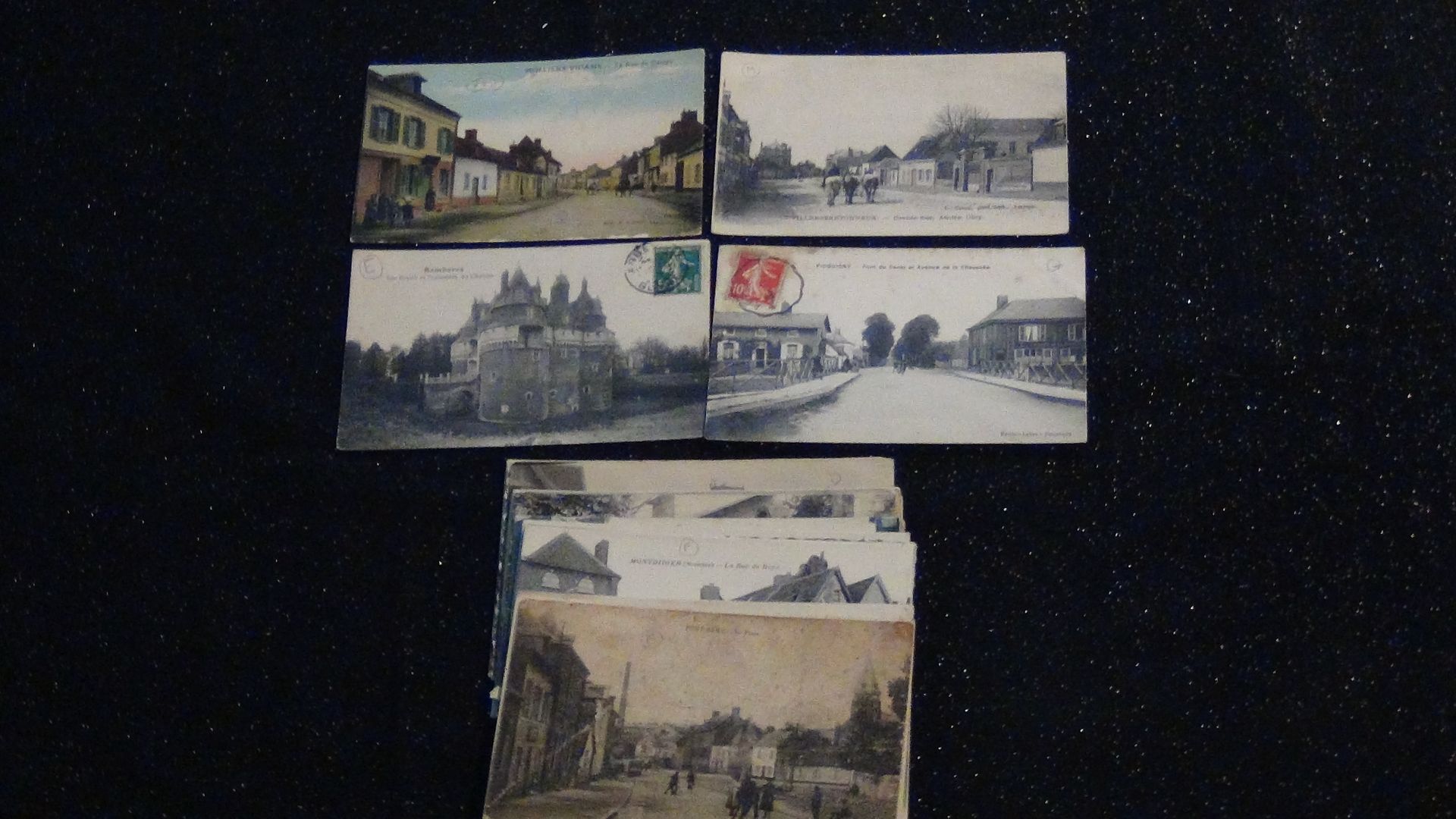 Null 31 Postcards Panachage VILLAGES DE LA SOMME - Dept 80