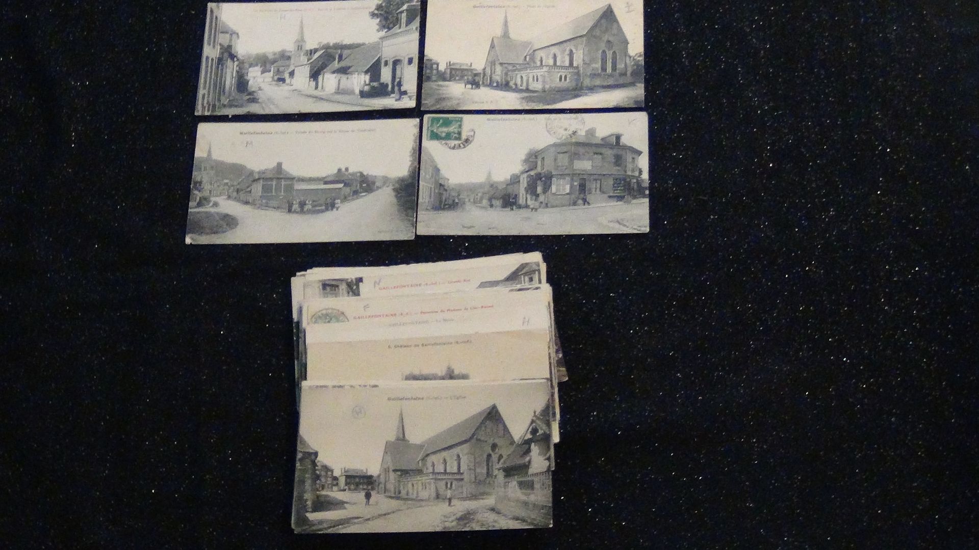 Null 45 Cartoline postali viste multiple GAILLEFONTAINE - Dept 76