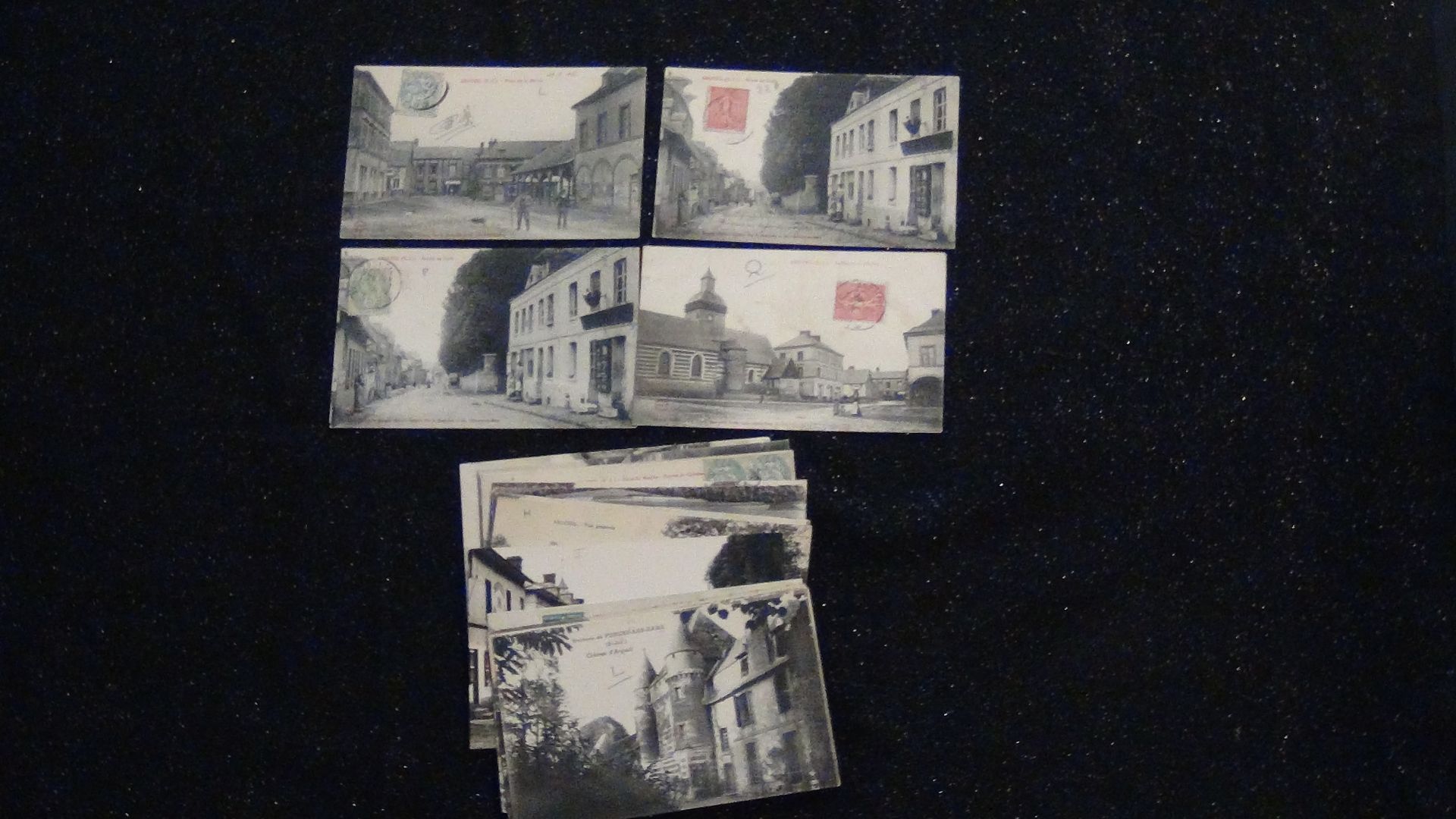 Null 19 Tarjetas postales vistas múltiples ARGUEIL - COMPAINVILLE -LE FOSSE - De&hellip;