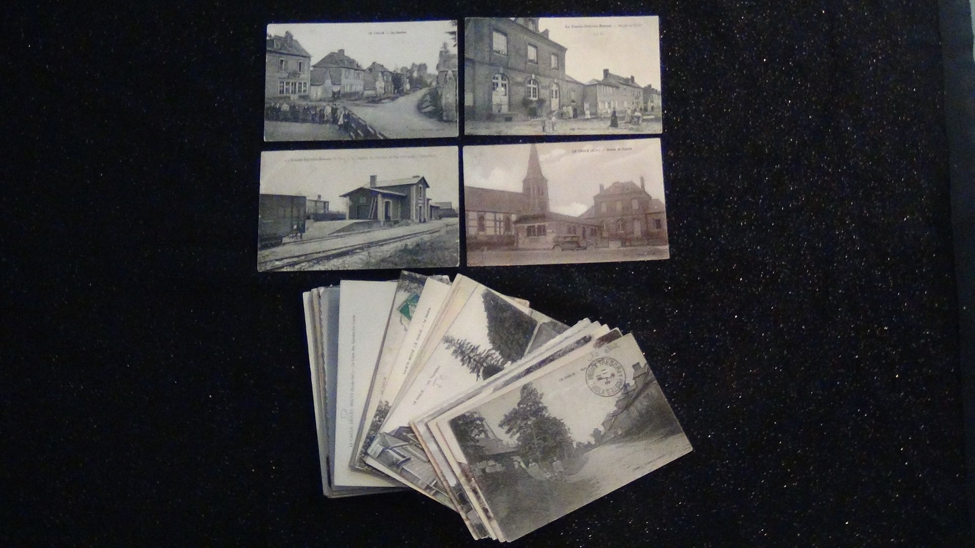 Null 46 Multiple Postcards views LE CAULE SAINTE BEUVE