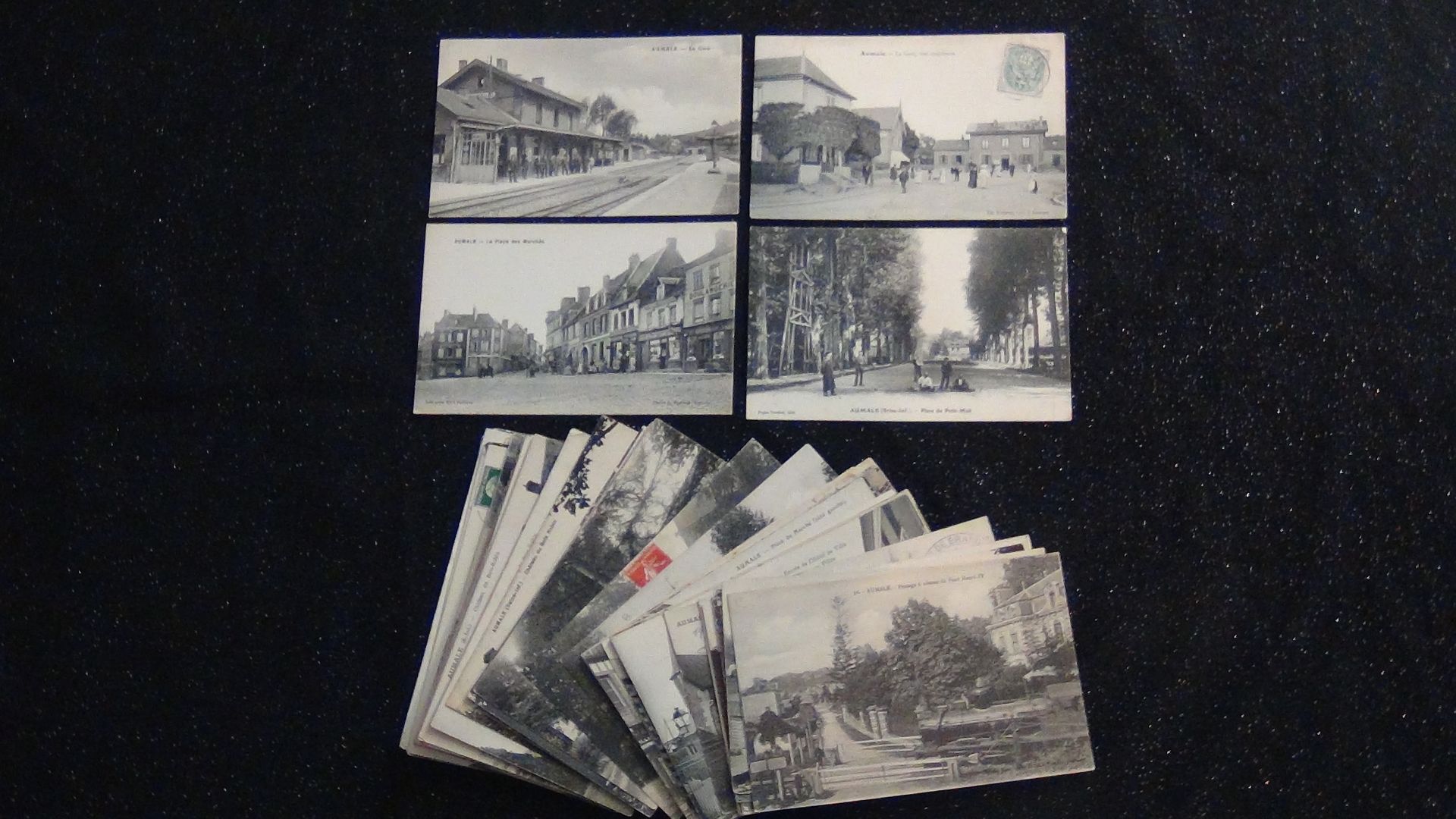 Null 62 Vistas de múltiples tarjetas postales AUMALE - Departamento 76