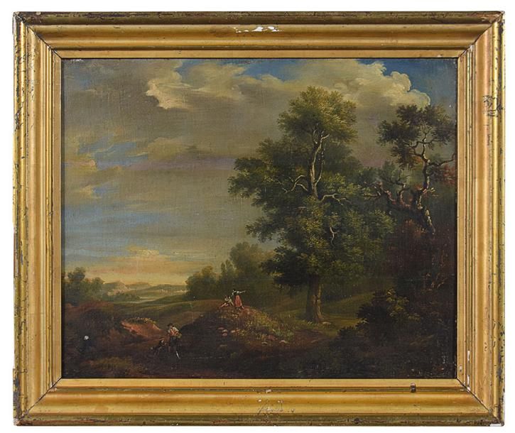 Null 19th century painter

Italian landscape with figures

oil on canvas, 40by49&hellip;