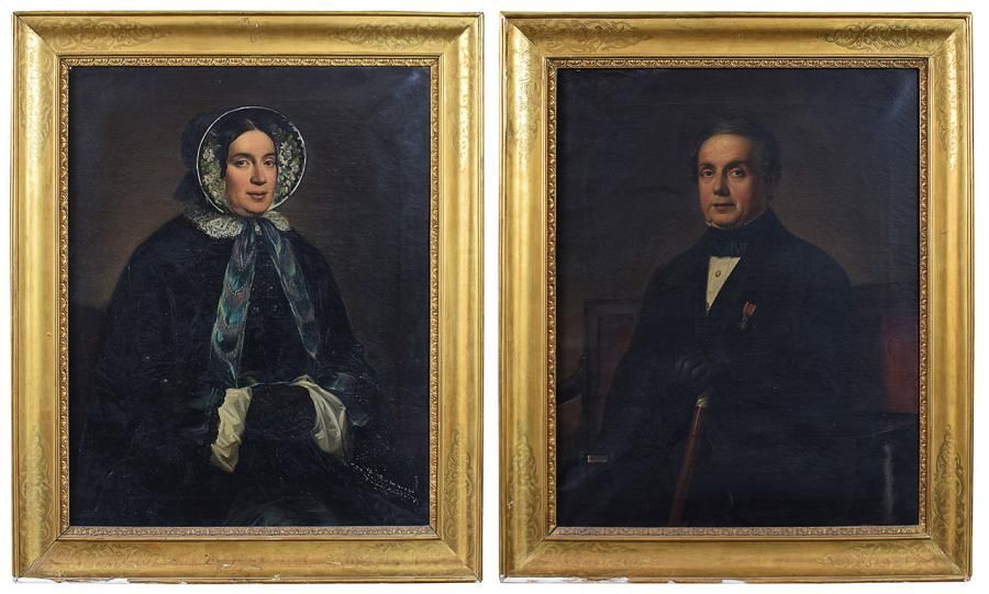 Null Alessandro Guardassoni (attr.)

Portraits of Mr. And Mrs. Gualandi

a pair &hellip;