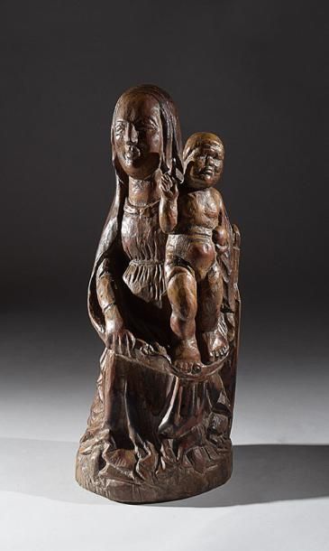 Null A German polychrome wood sculpture of the Virgin and Child

16th century, 5&hellip;