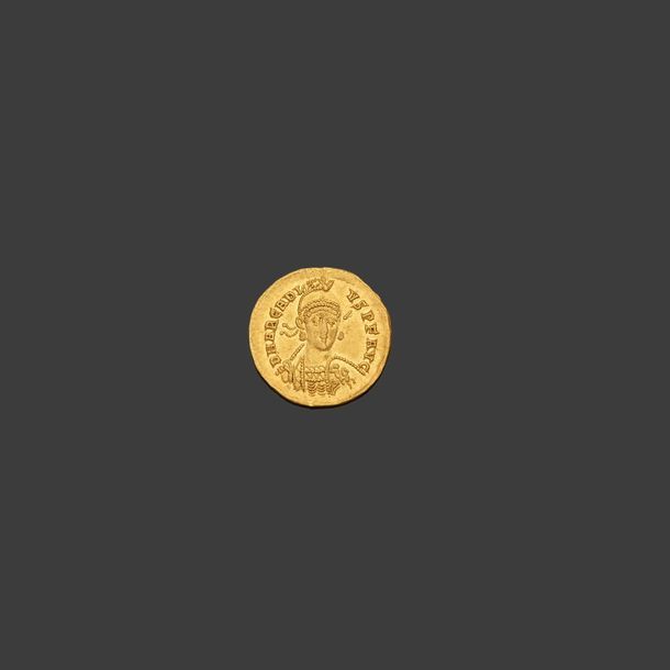Null ARCADIUS (383-408)

Solidus. Constantinople. 4,43 g.

Son buste de face. R/&hellip;