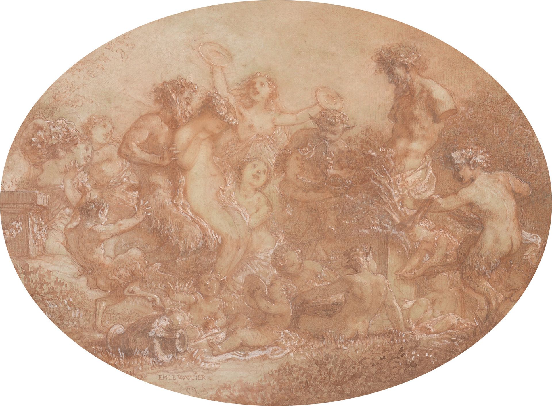 Null 瓦提尔(1800-1868)

Bacchanale

血色、墨色、水粉高光纸上。

左下角有签名。

20 x 24.5厘米