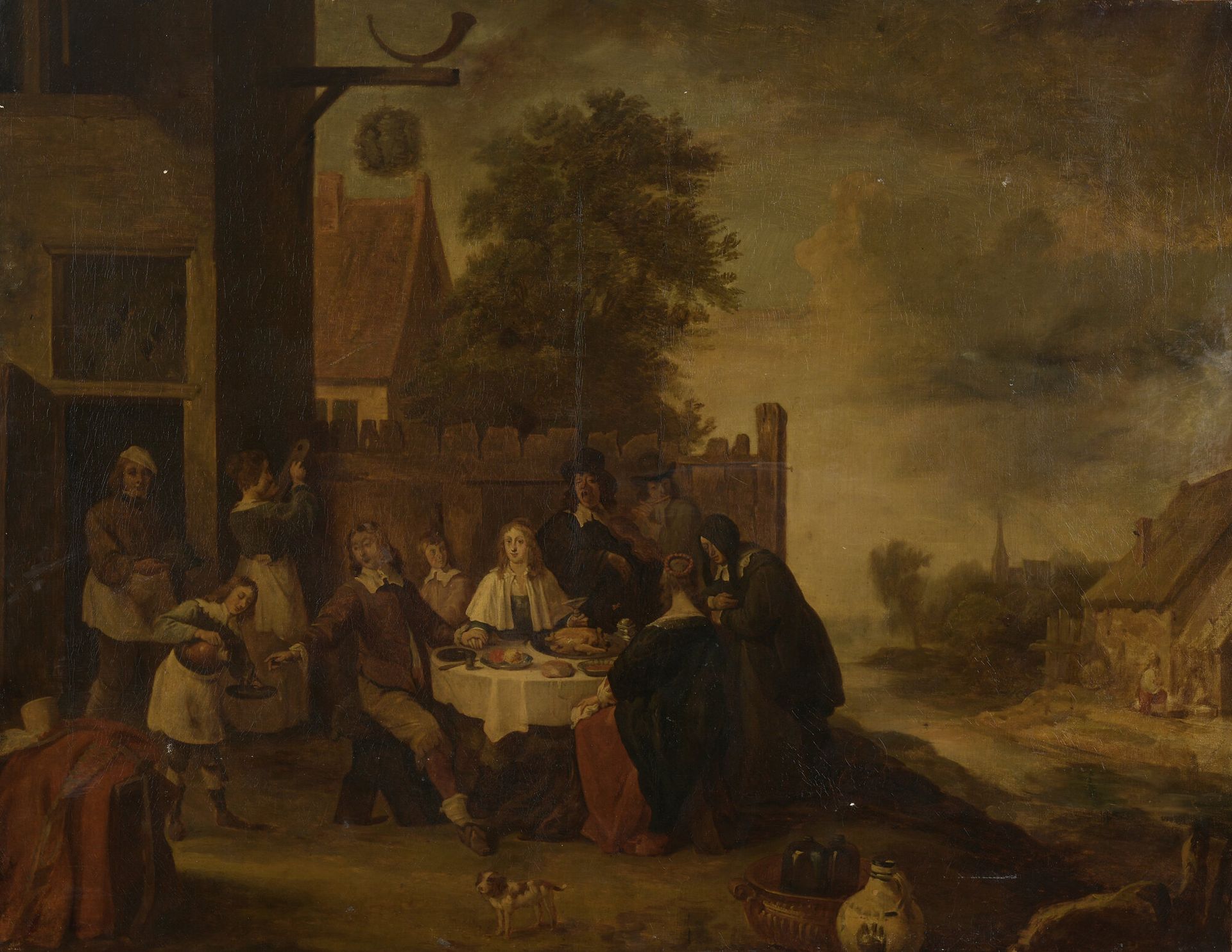 Null FLAMANDE School

Meals at the inn

Oil on canvas.

70 x 90 cm