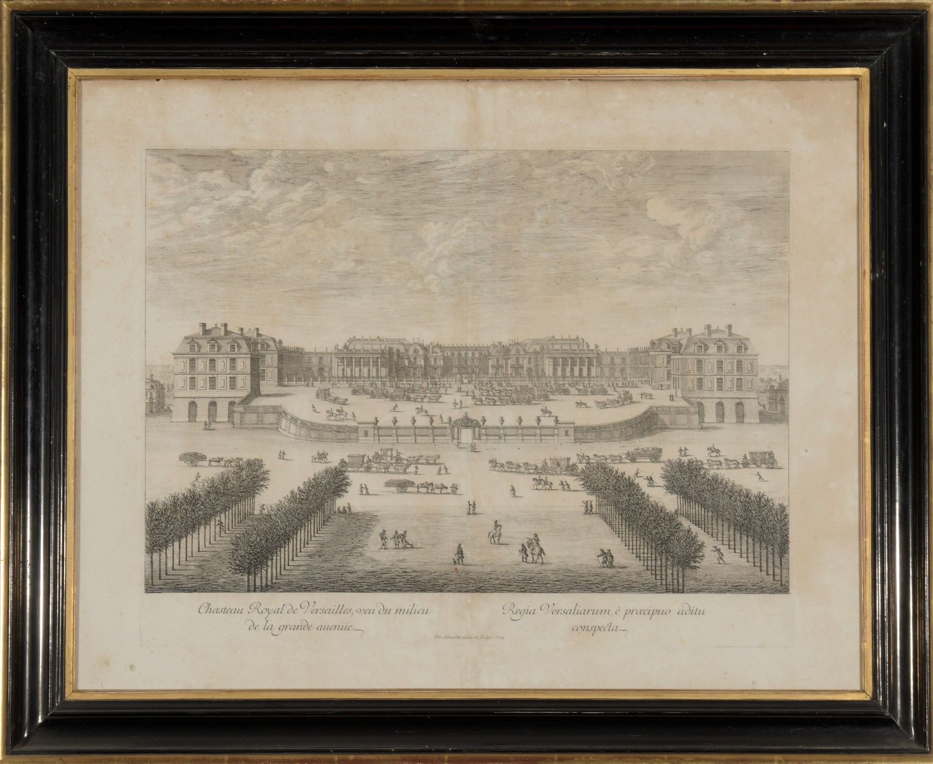 Null Mannelette of more than 25 old engravings, most of them framed