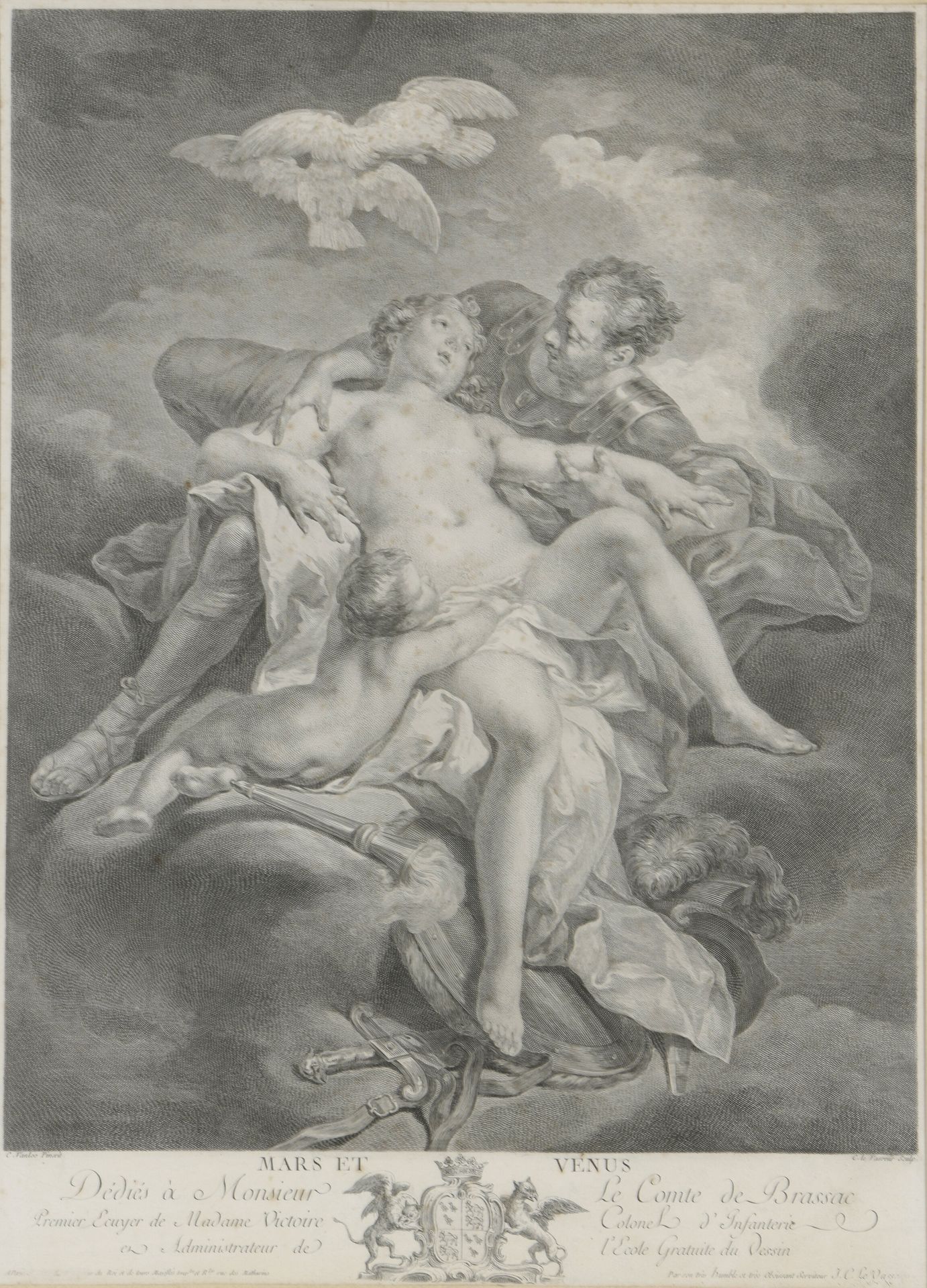 Null D'après Van Loo

Mars et Venus

Gravure en noir, piqûres

50 x 37 cm à vue