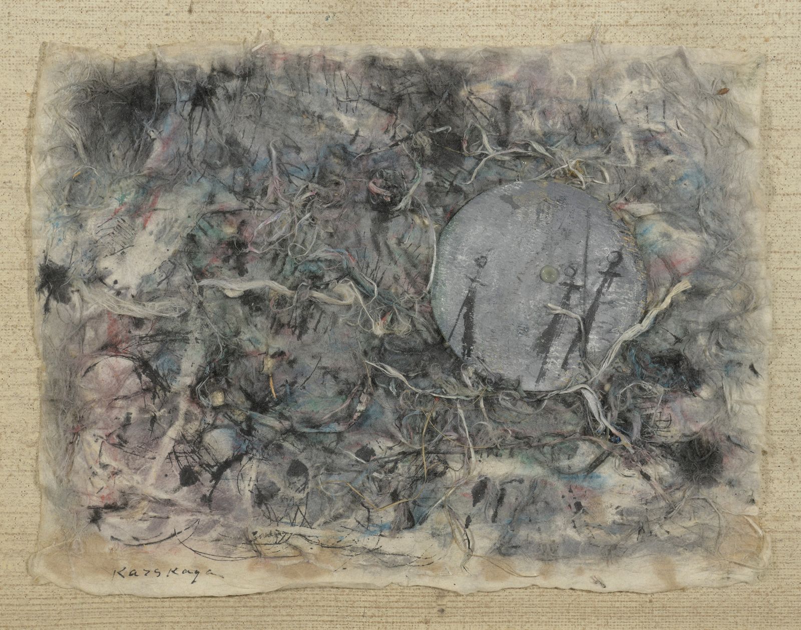 Null Ida KARSKAYA (1905-1990)

每日灰色，1960年

纸上拼贴画，左下方有签名。

22.5x30厘米

证明：53号画廊，巴黎&hellip;