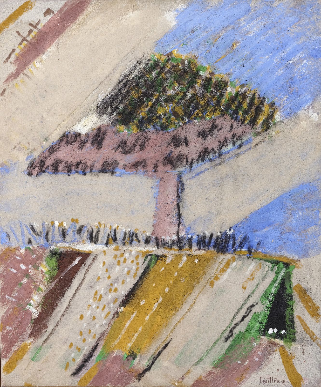 Null 沃尔夫拉姆(1926-2012)

Bonzai，1981年

油画和沙画布上右下角有签名，背面有副署、题名和年代。

65x55厘米

证明：阿姆斯&hellip;