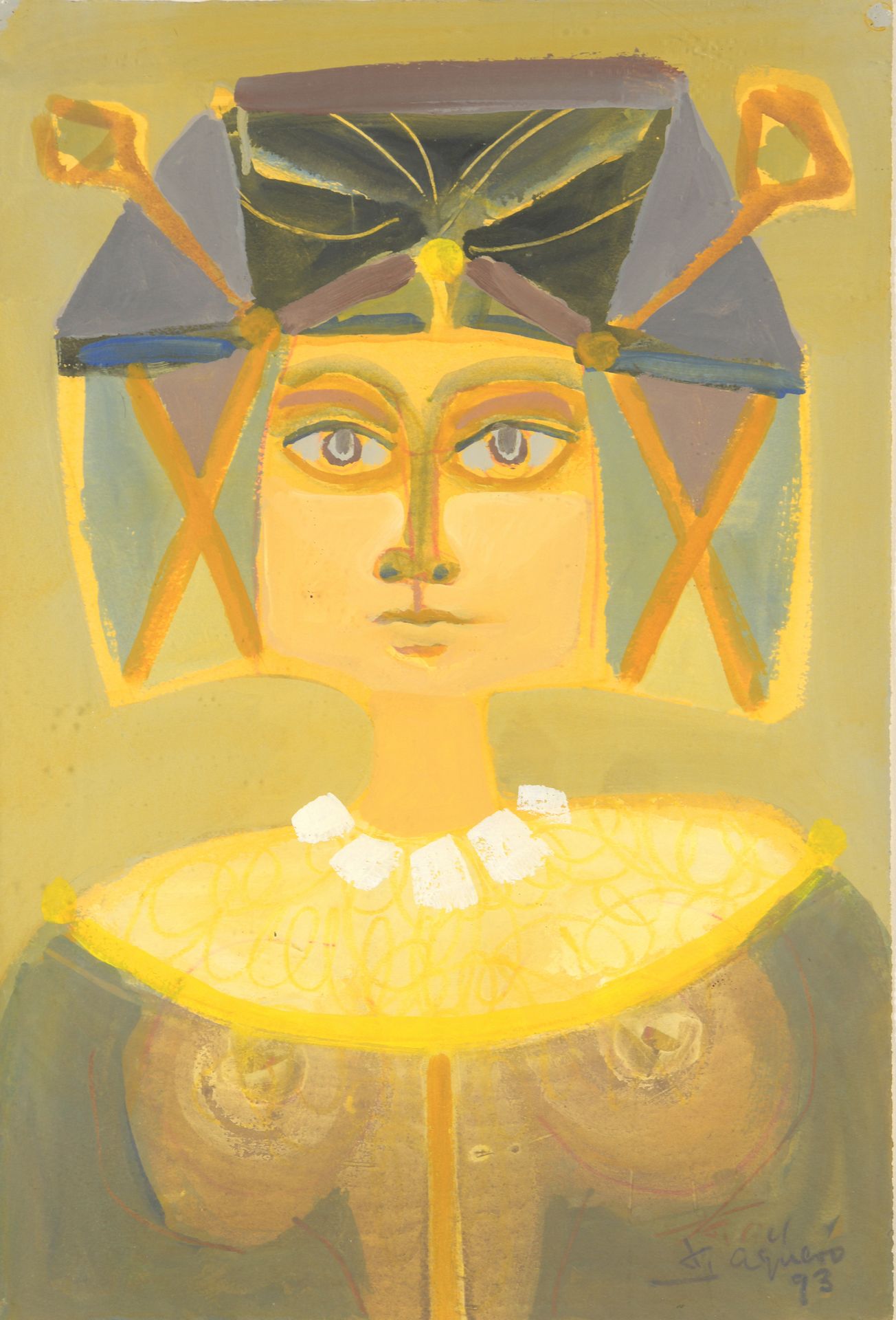 LeopoldoTORRES AGÜERO (1924-1995) Egyptian portrait, 1993


Gouache on paper. 

&hellip;