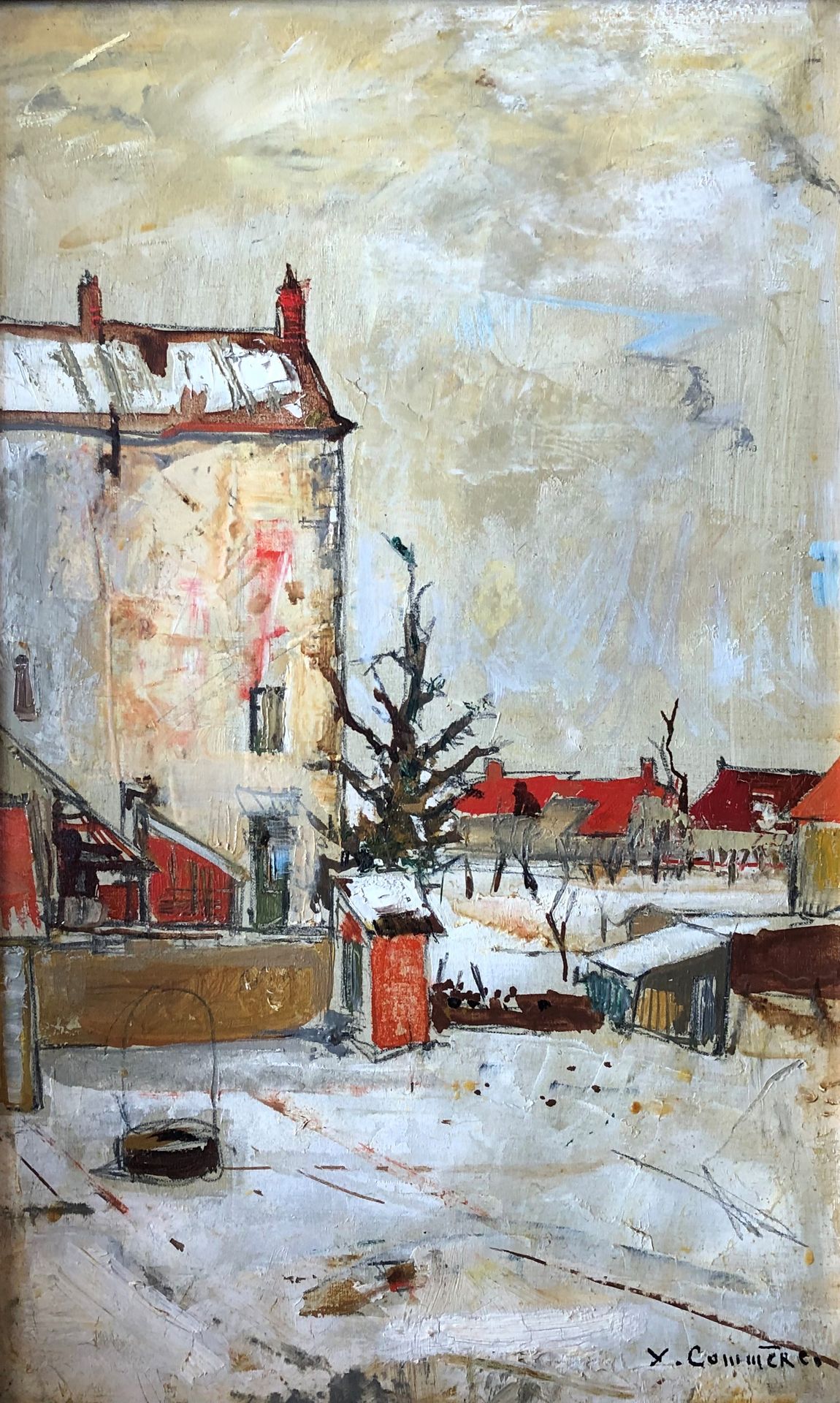 Null Jean COMMERE (1920-1986)

雪景

布面油画

右下方有签名。

34 x 21 cm