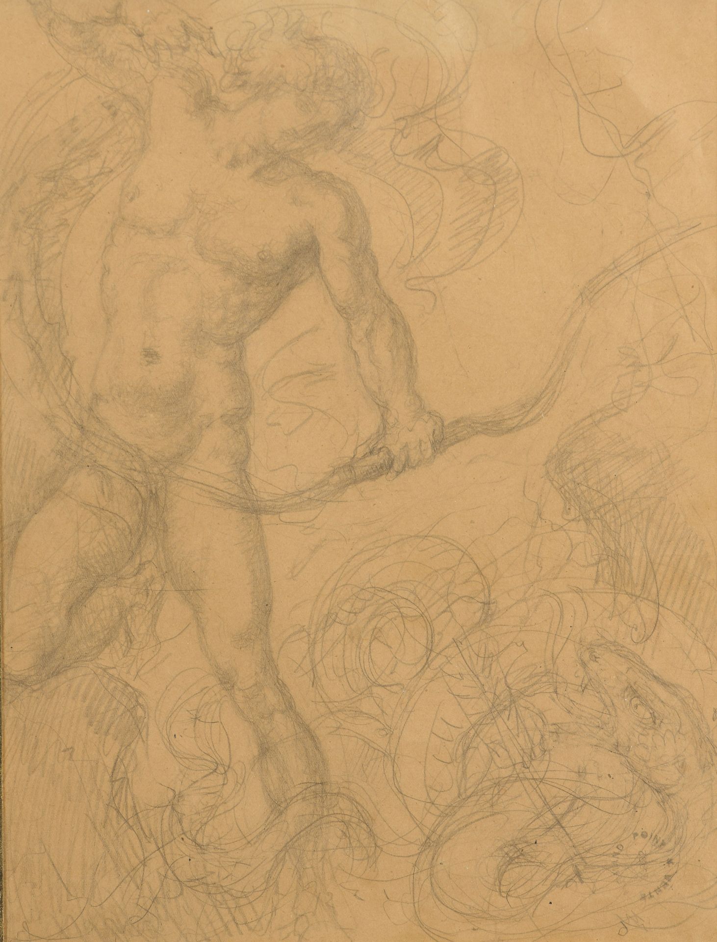 Null Armand POINT (1860-1932)

Hercules and the Lacedon Serpent

Pencil.

Bears &hellip;