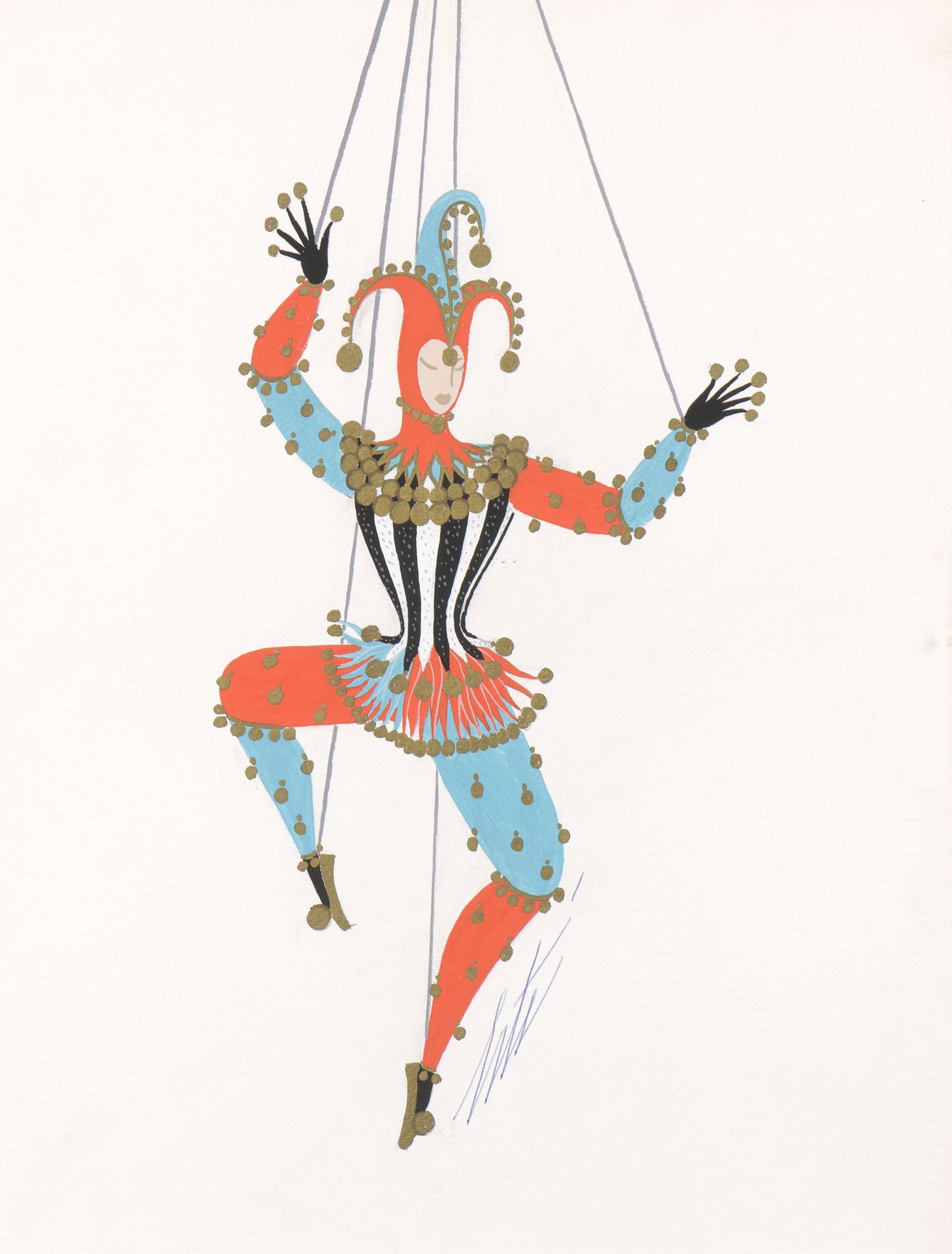 Null Romain de Tirtoff known as ERTÉ (1892-1990)

Toys

Costume study for Les Pa&hellip;
