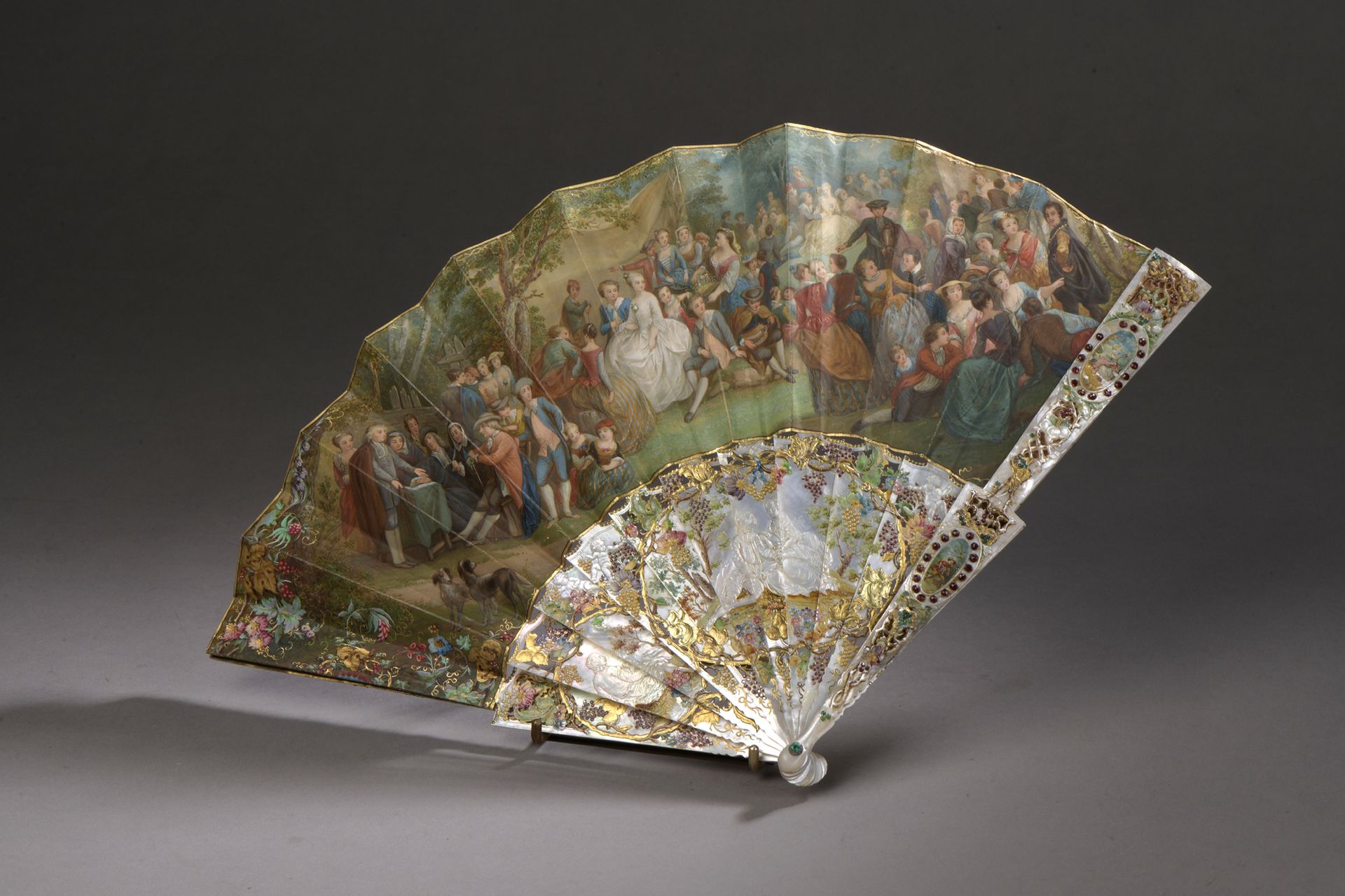 Null Wedding in the Country, ca. 1860

Folded, commissioned, gouache-painted pap&hellip;