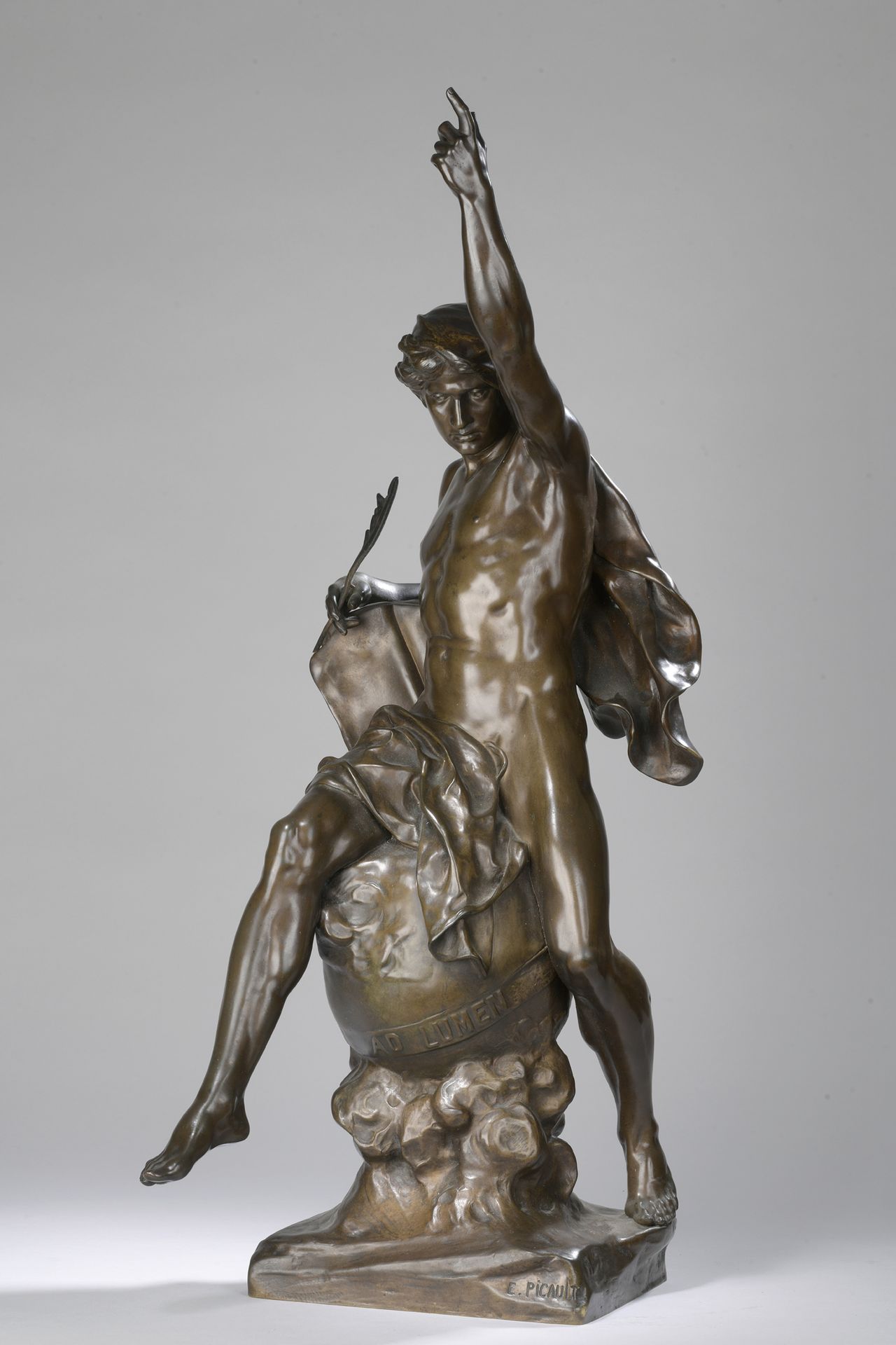 Null Émile-Louis PICAULT (1833-1915)

Ad Lumen

Entre 1906 et 1923.

Bronze à pa&hellip;
