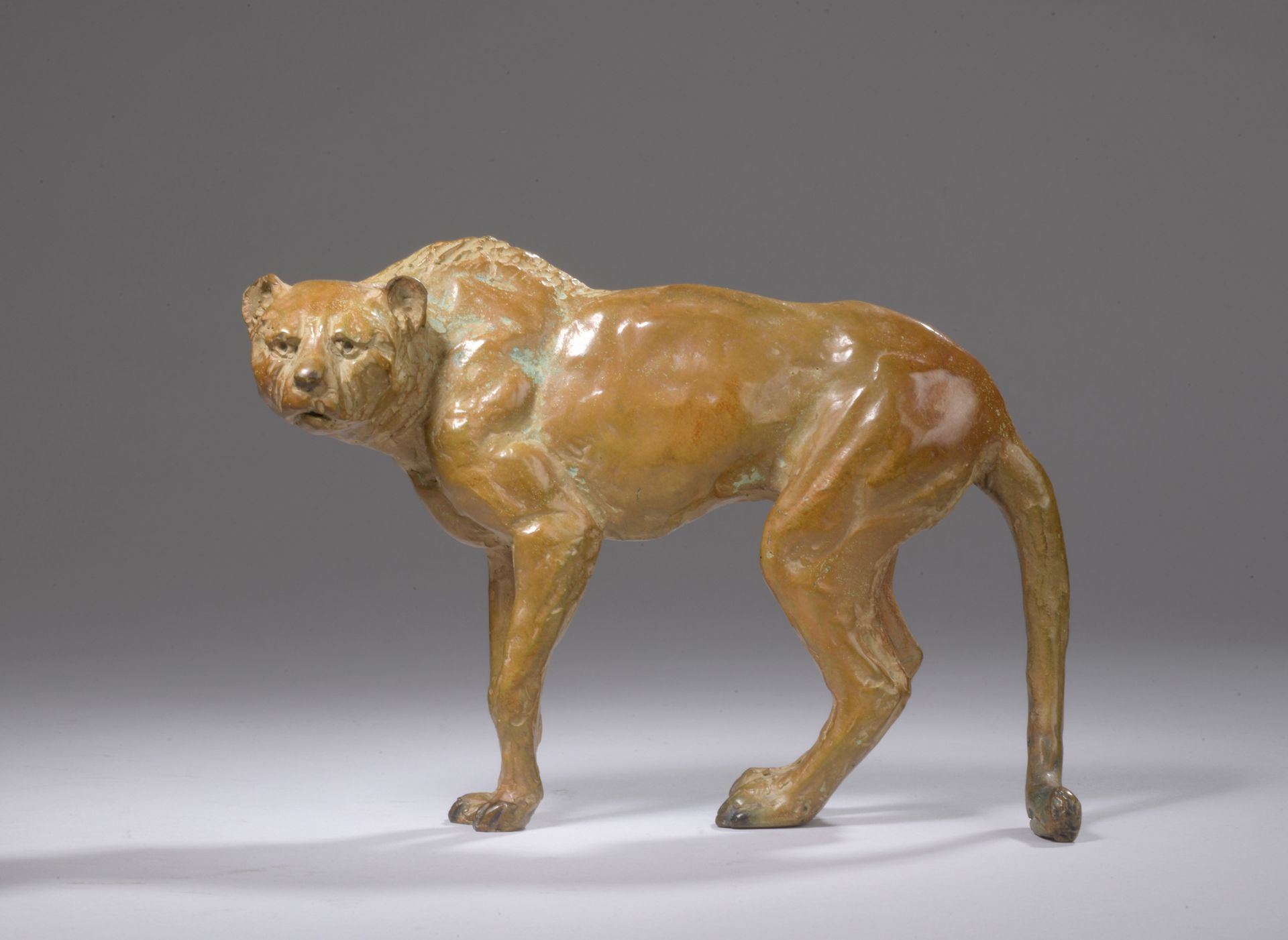 Null VASSIL (geboren 1949)

Gepard

Bronze mit blonder Patina. Trägt den Stempel&hellip;