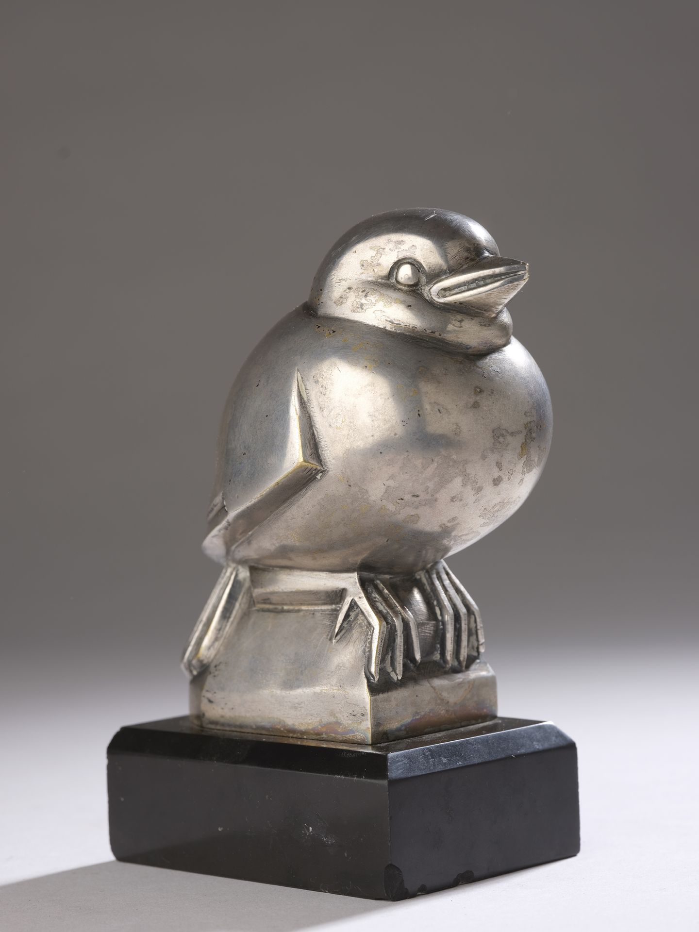 Null Jean and Joël MARTEL (1896-1966)

Sparrow 

Silver plated bronze.

Signed J&hellip;