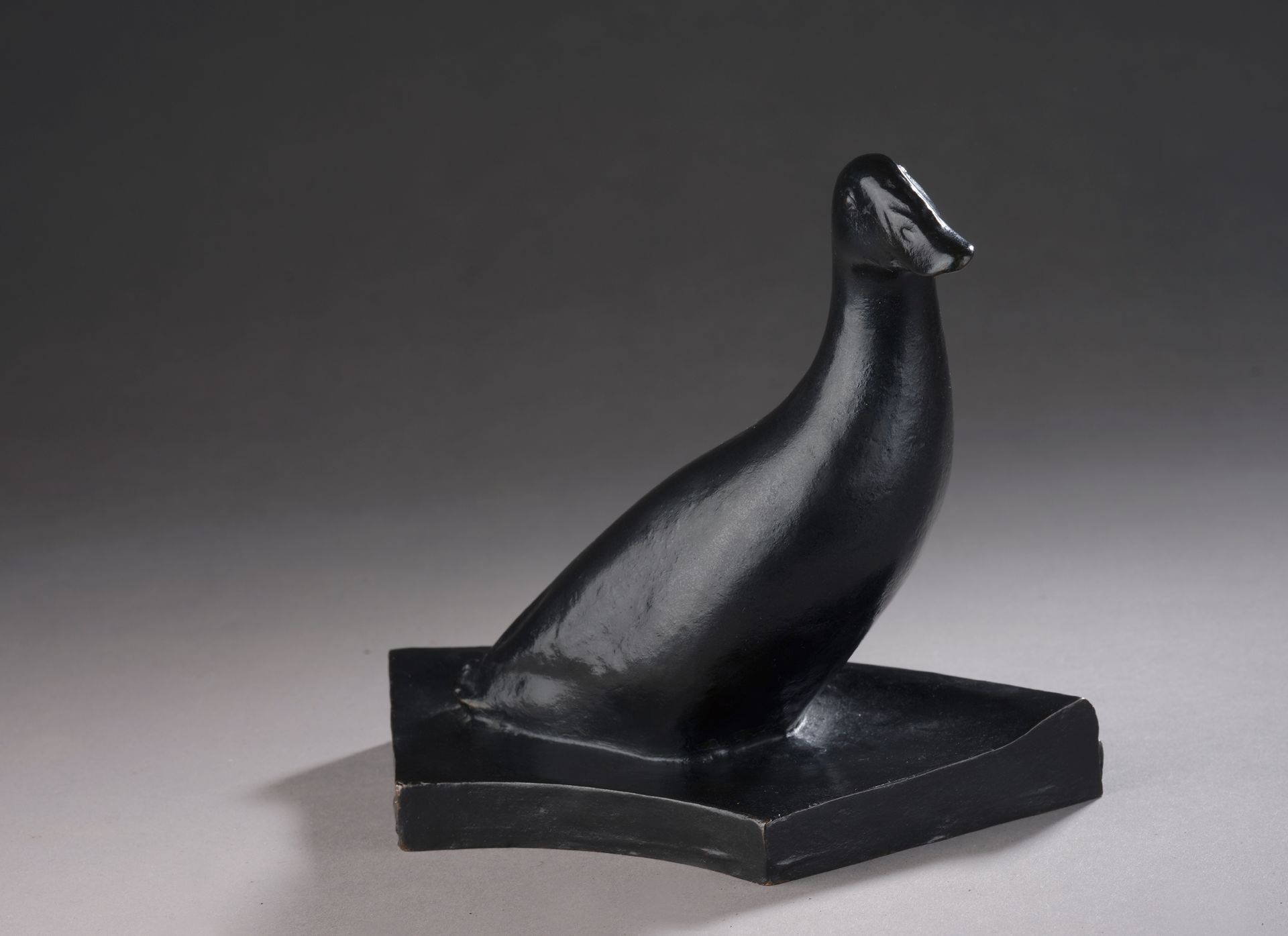 Null François Pompon (1855-1933) 

Ente auf dem Wasser, 1911-1922

Bronzeabguss,&hellip;