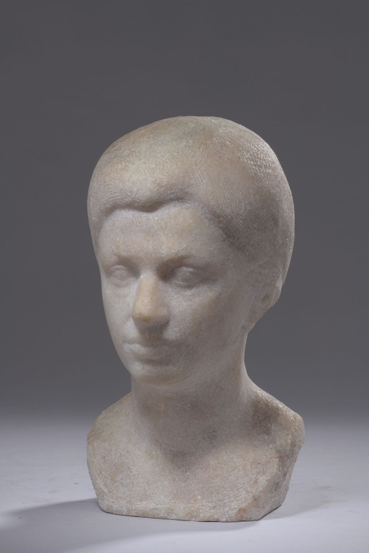 Null Marcel Damboise (1903-1992) 

Bust of Irène Chabaud Damboise, 1968

Pink ma&hellip;