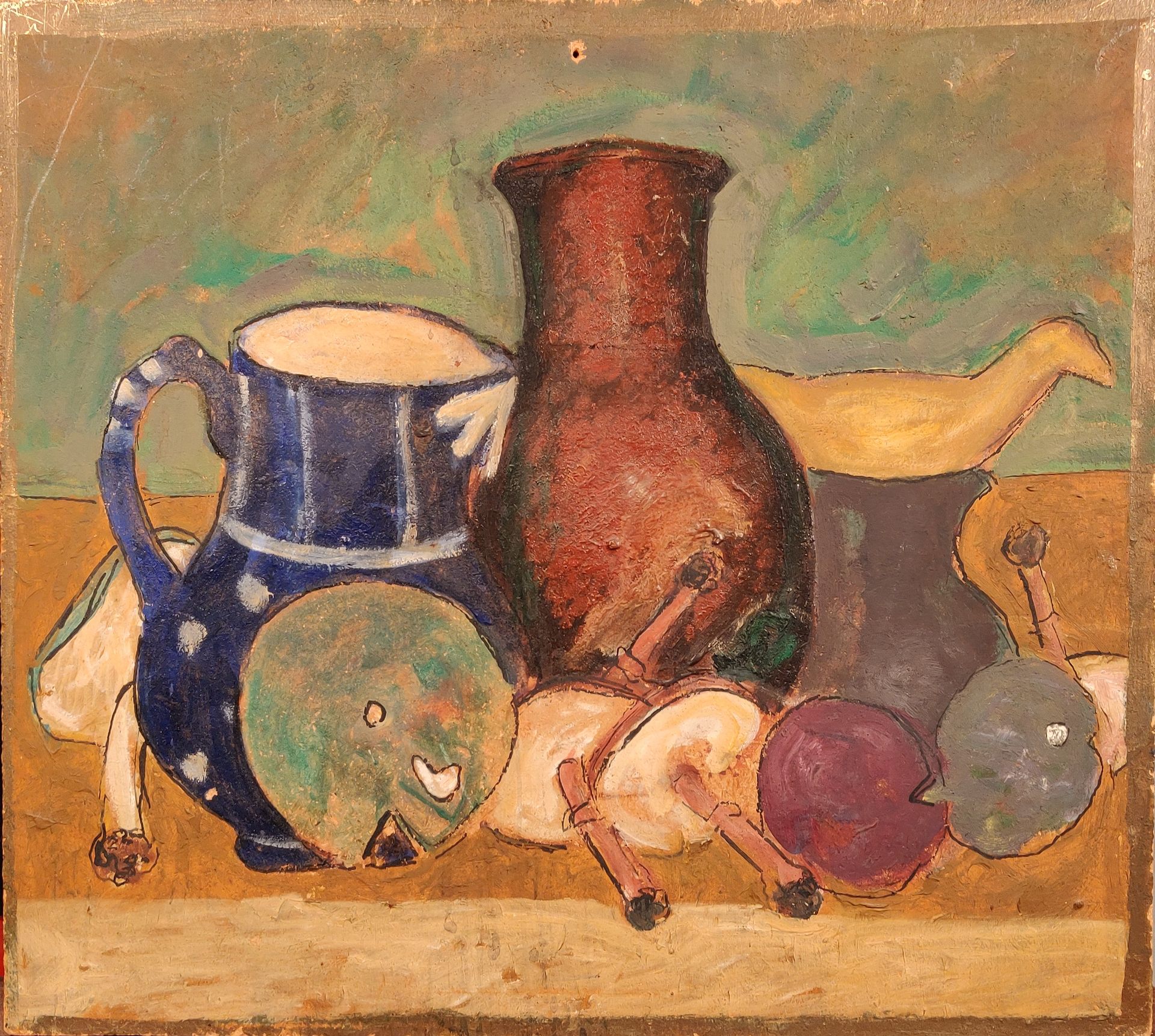 Null 马塞尔-米格诺（Marcel MIGNOT） (1891-1975)

一共有8件作品，包括:

- 静物与水壶，板面油画，无签名，36 x 40厘米&hellip;