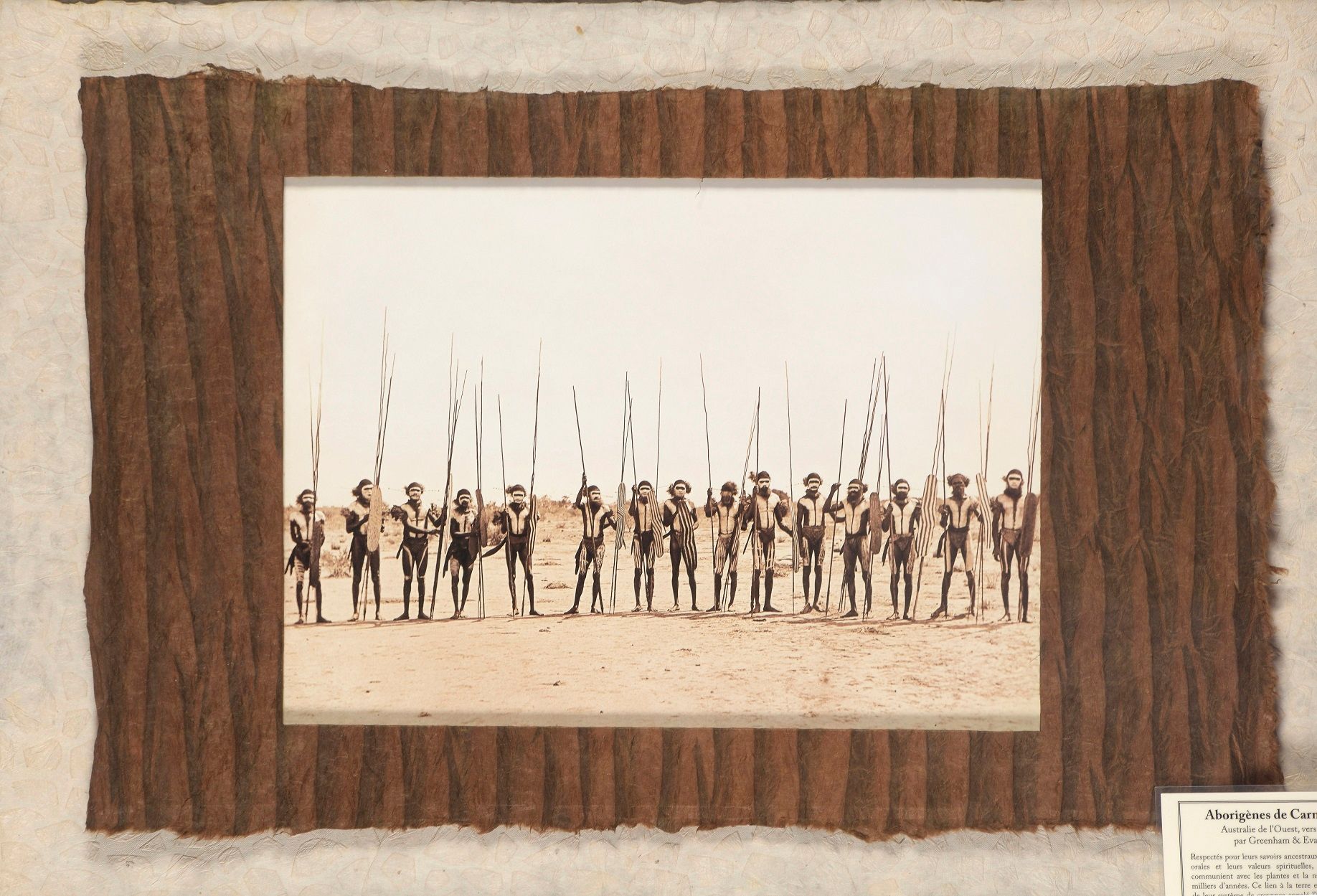 Null GREENHAM EVANS

Carnarvon Aborigines, Western Australia, ca. 1900

Framed p&hellip;
