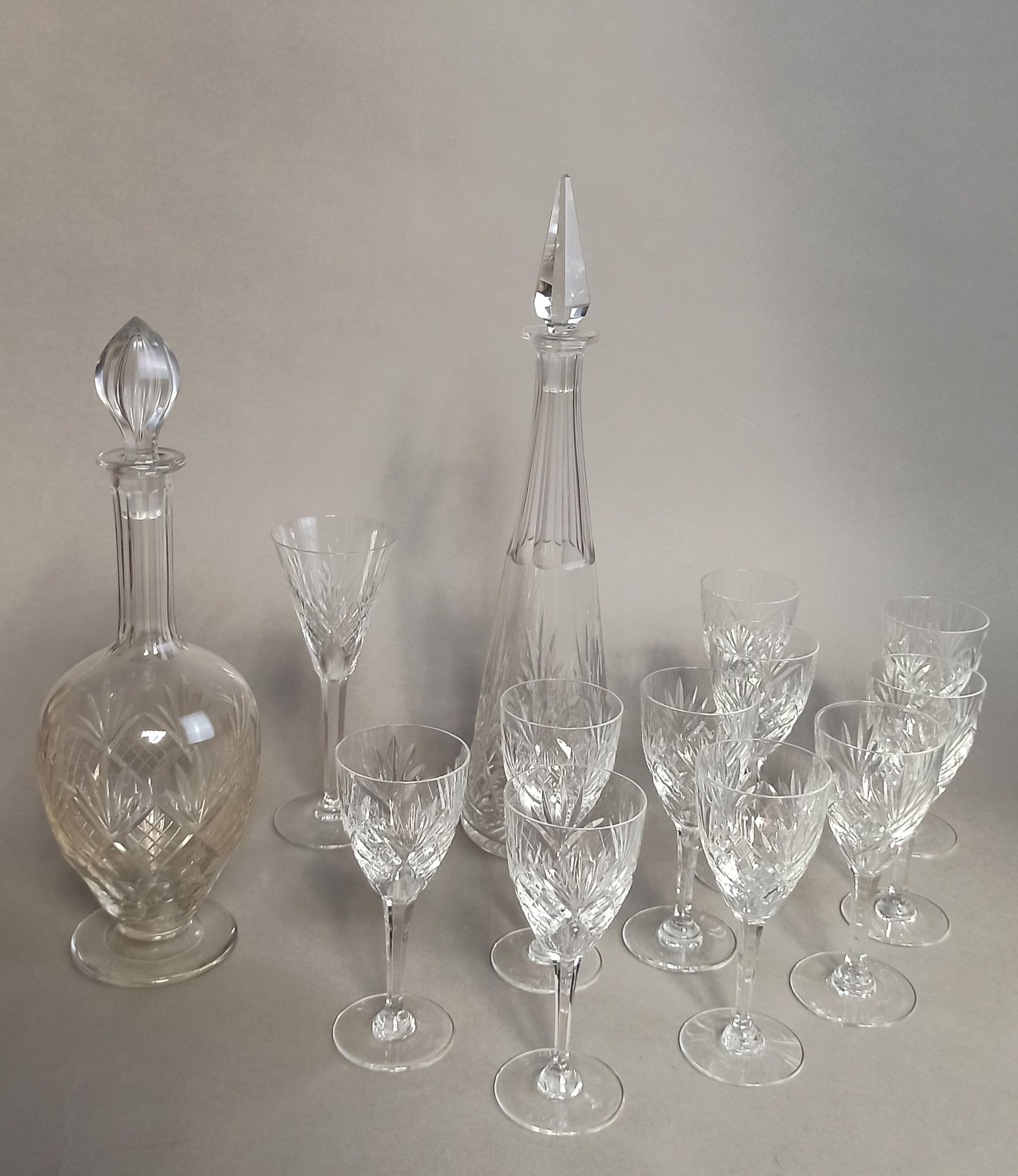 Null SAINT-LOUIS, attributed to 

Part of a Massenet crystal service including :&hellip;