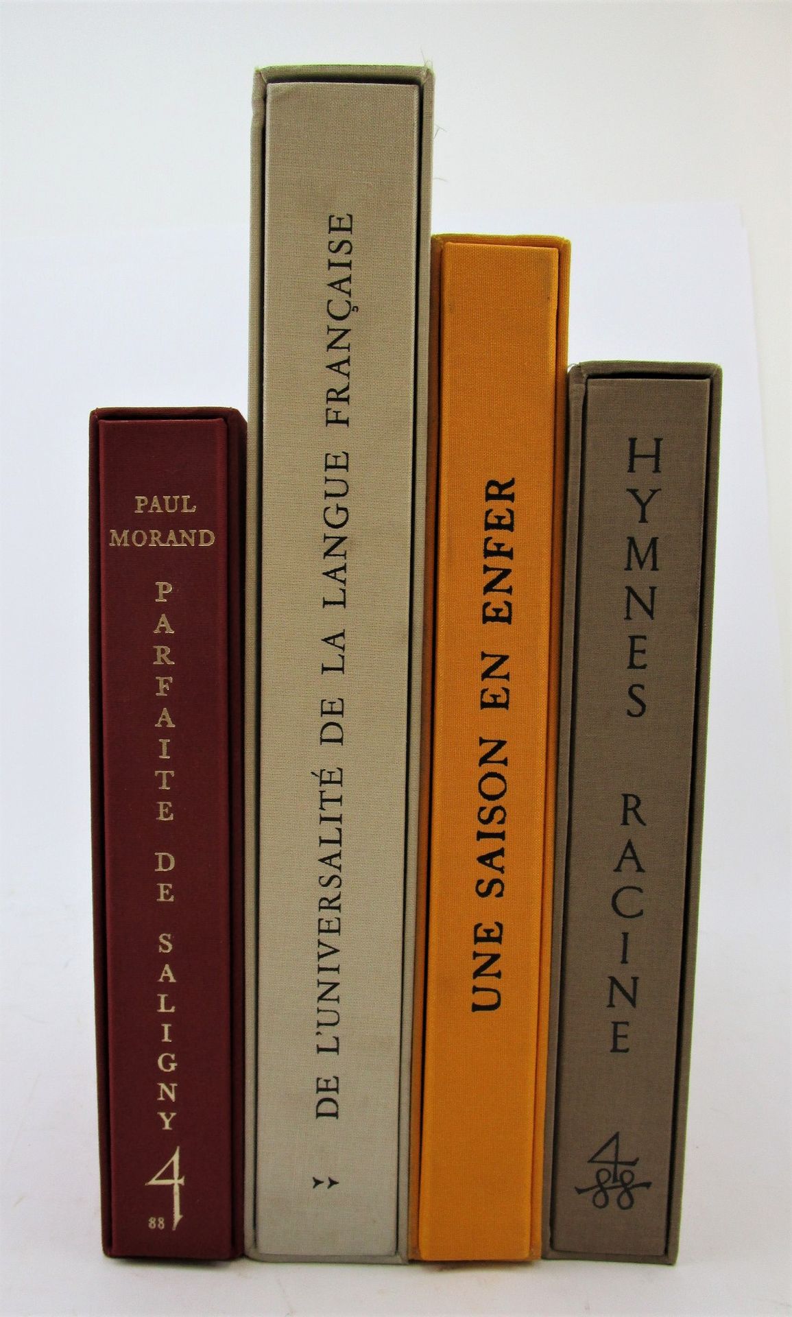 Null (La Compagnie Typographique) - Set bestehend aus 4 Bänden.
1/Morand, Paul. &hellip;