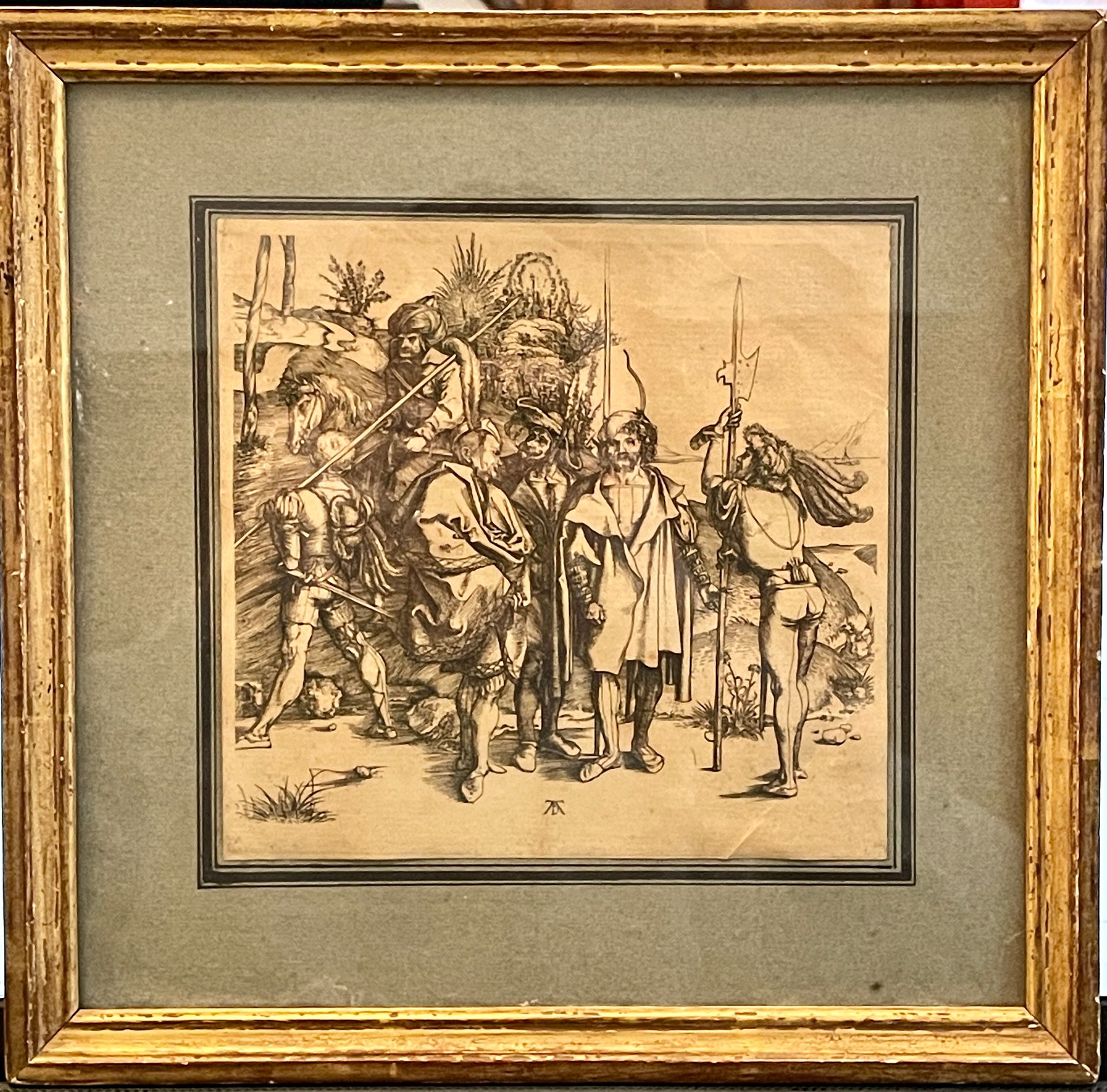 Null 根据Albrecht DÜRER (1471-1528)绘制
Charles Amand-Durand (1831-1905)的日照复制品
五个士兵和&hellip;