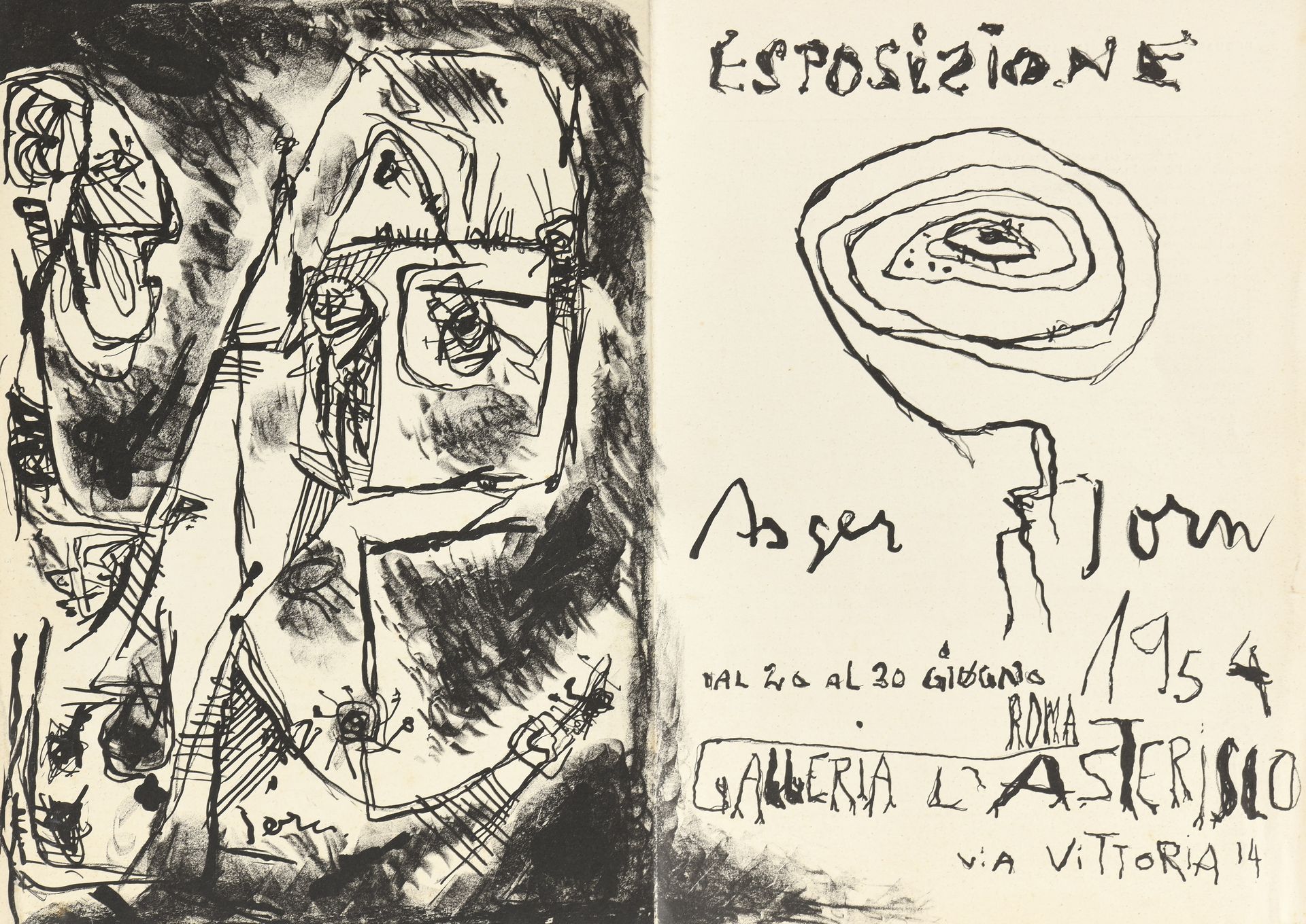 Null Asger JORN (1914-1973)
Exposition à la Galleria L’Asterisco, Rome, 1954
Imp&hellip;