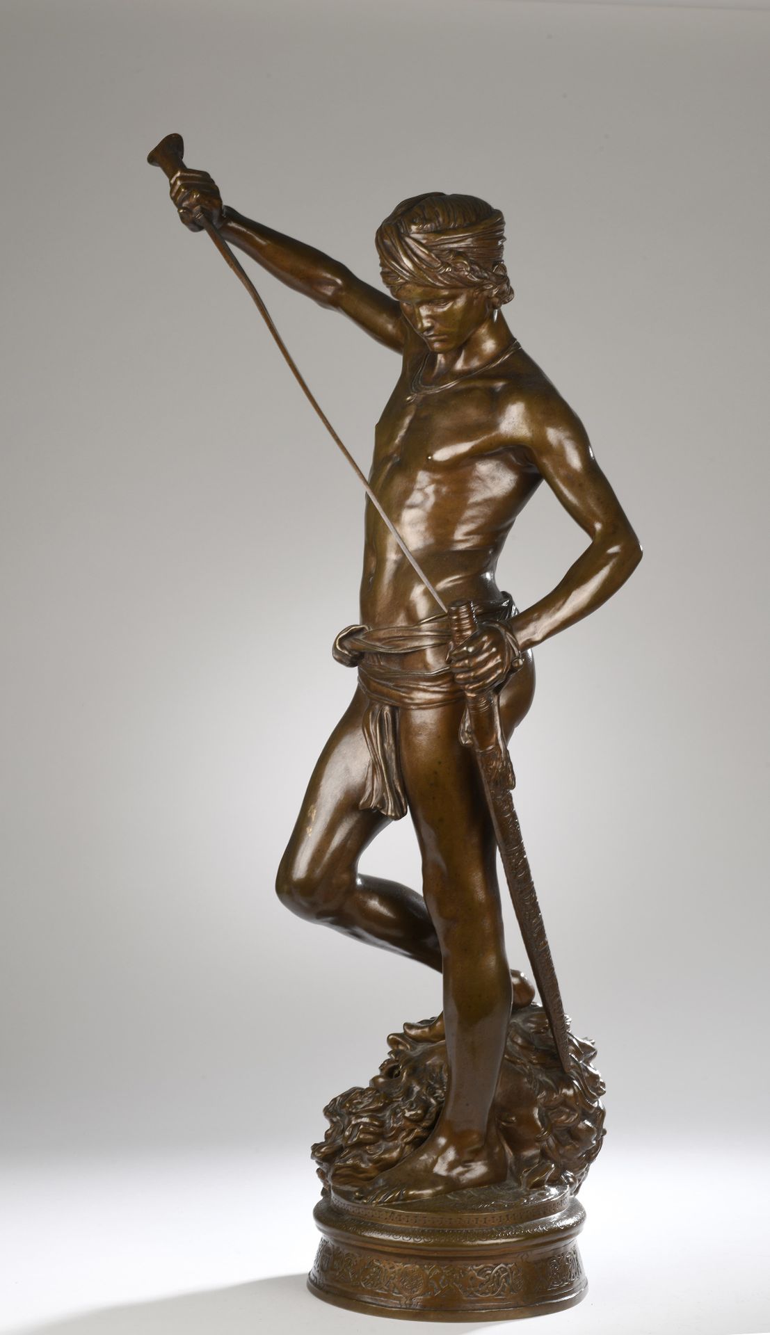 Null Marius-Jean-Antonin Mercié (1845-1916)
David defeating Goliath
Model execut&hellip;