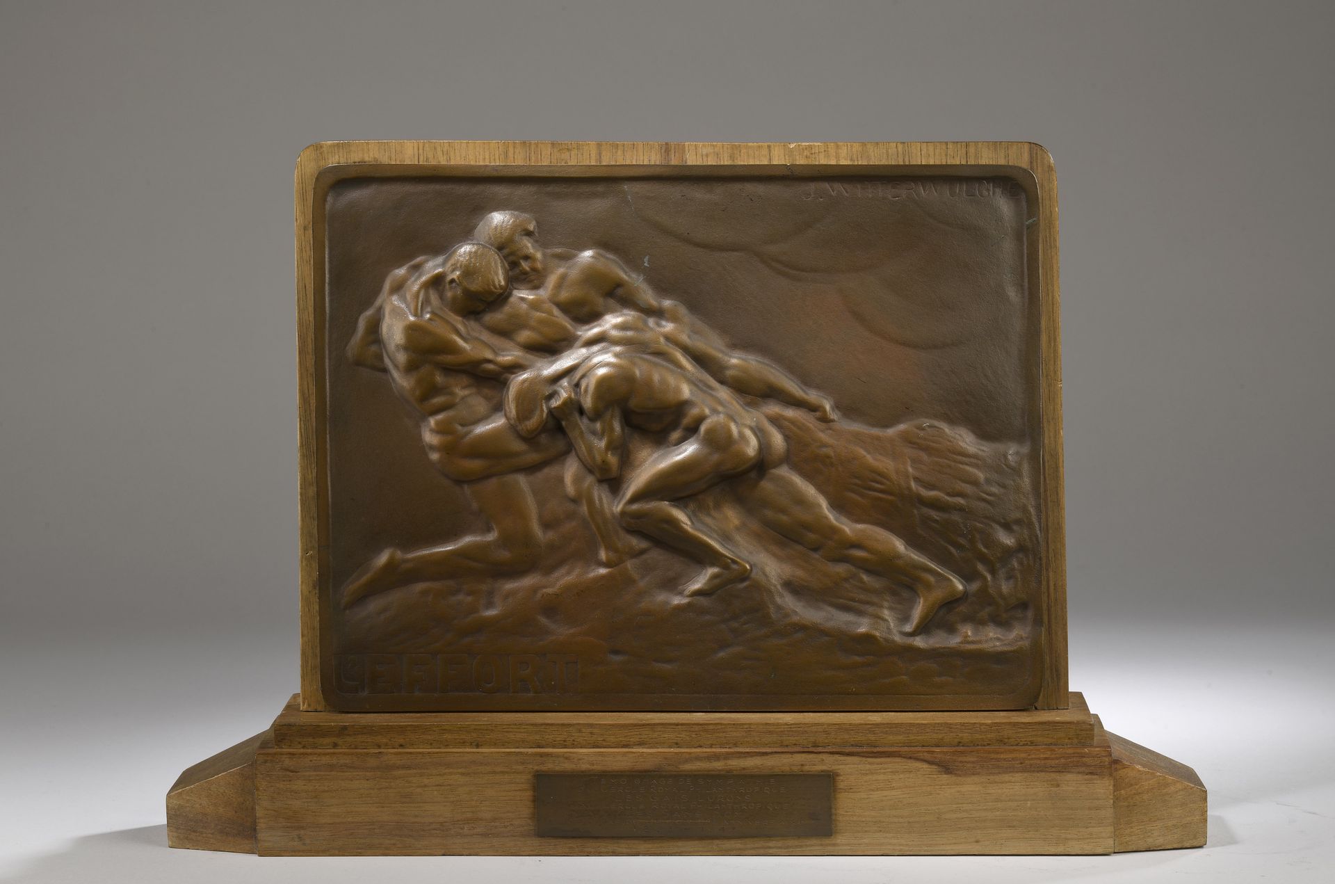 Null Joseph Witterwulghe (1883-1967) 
L’Effort
Bronze à patine brun clair
Signé &hellip;